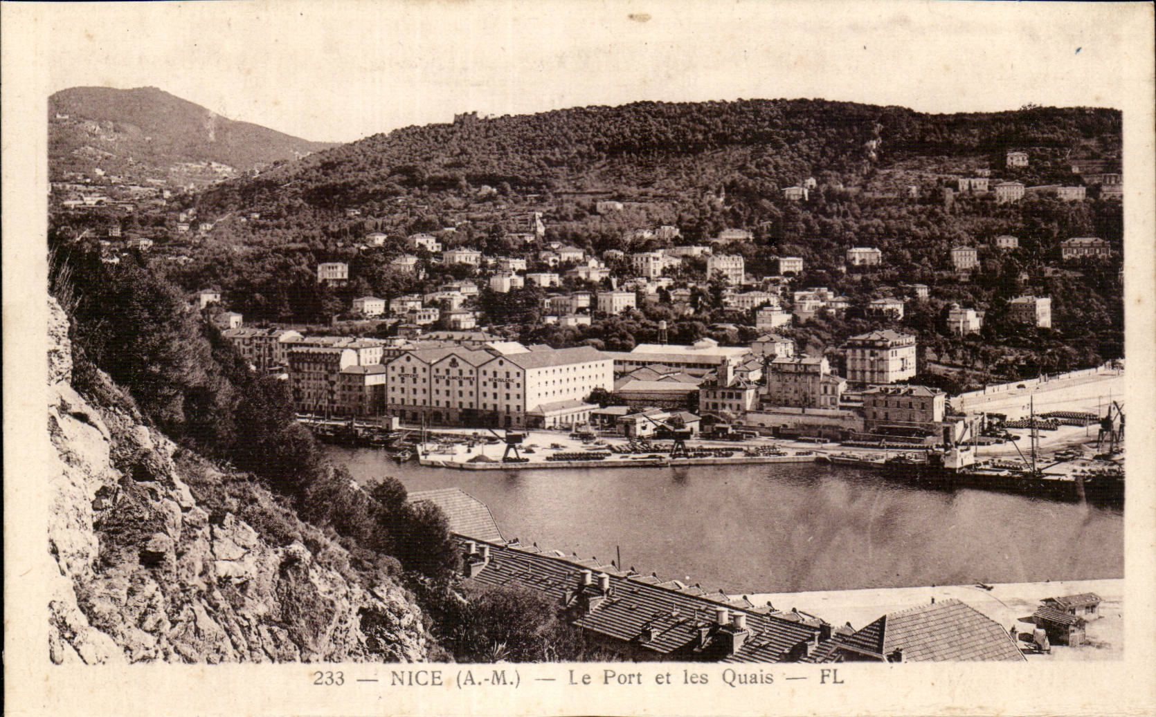 Nettes CPA der Hafen und die Kais