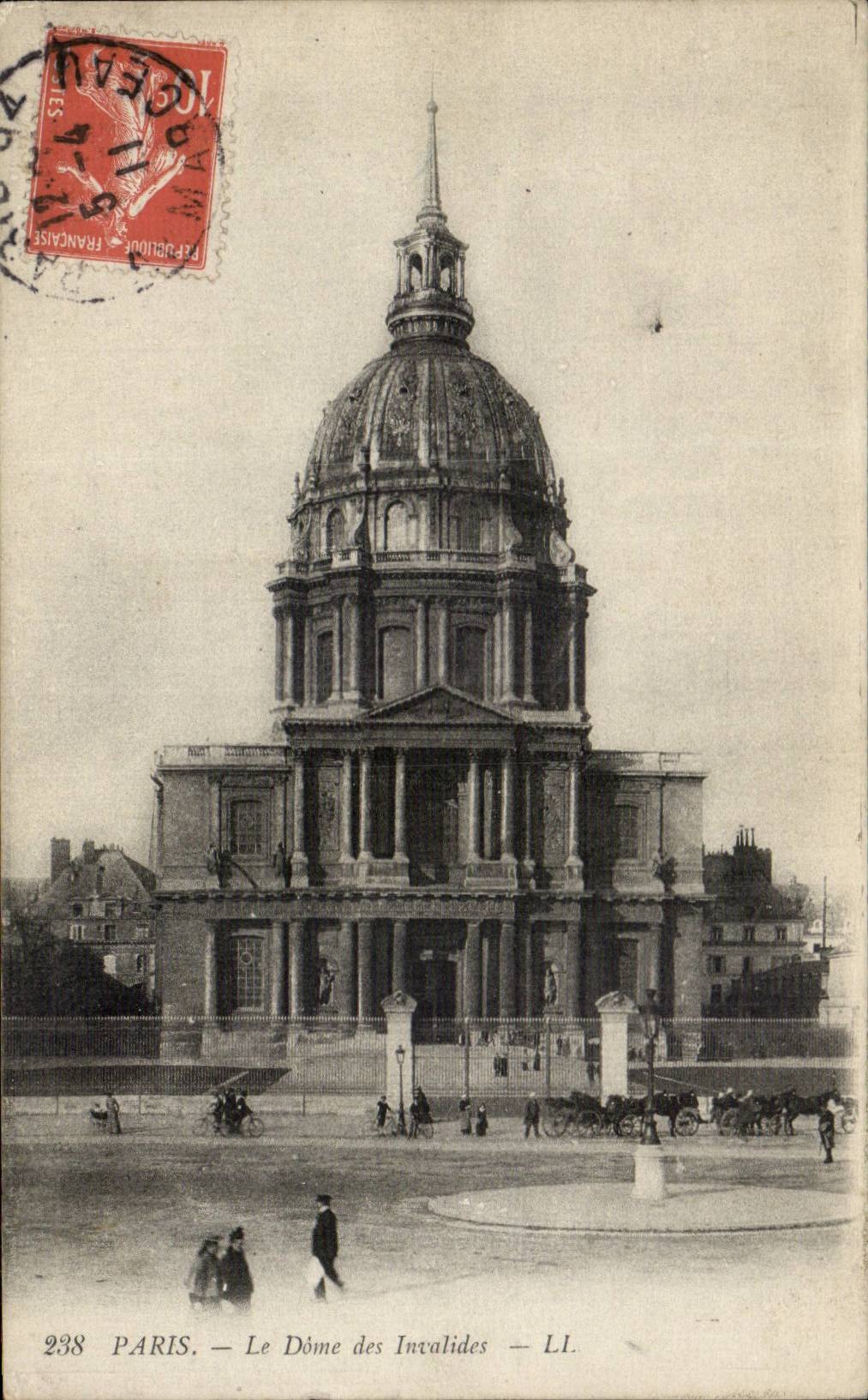 Paris CPA Dome of Invalides