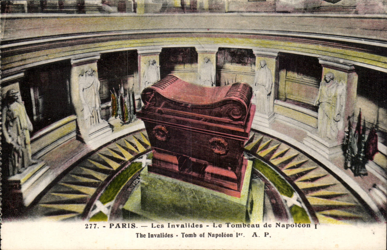 Paris CPA Hotel of Invalides the Tomb of Napoleon 1st