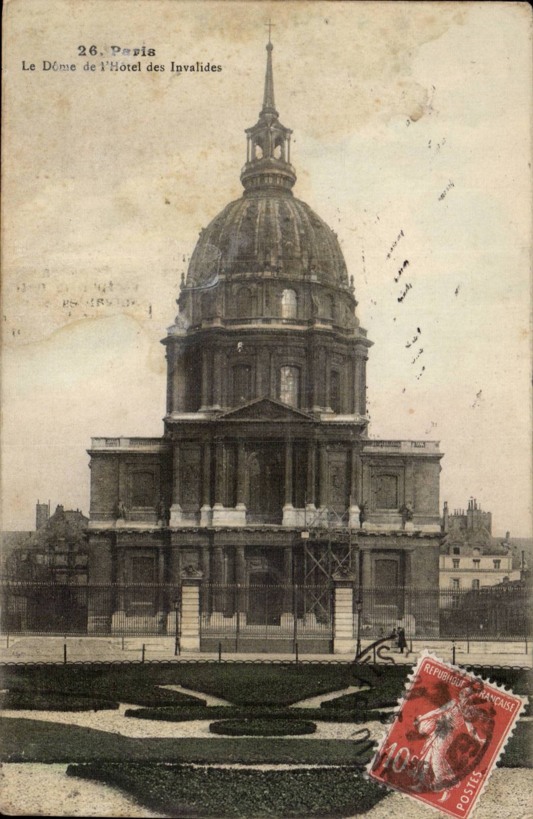 Paris CPA Dome of the Hotel of Invalides