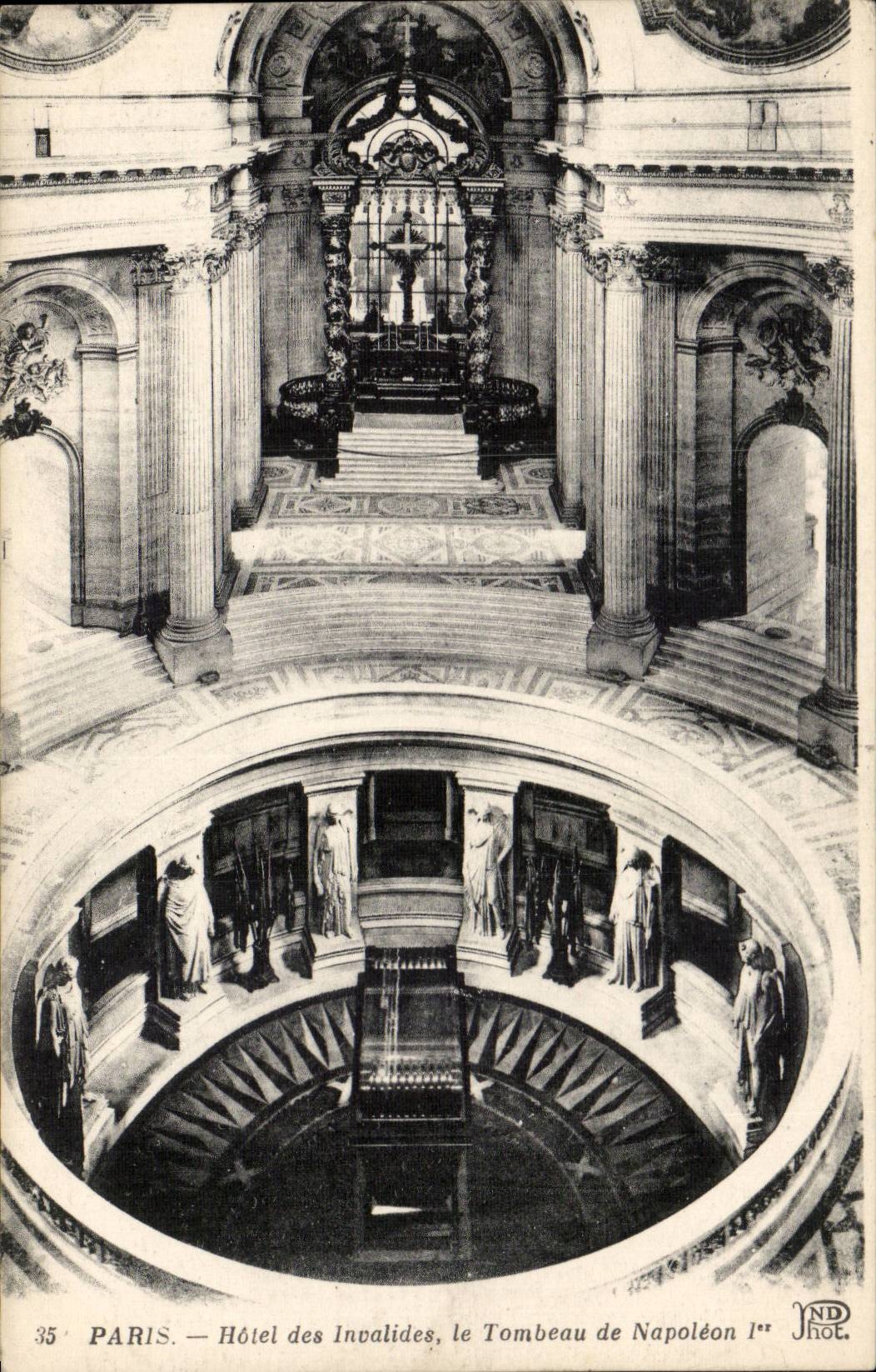 Paris CPA Hotel of Invalides the Tomb of Napoleon 1st