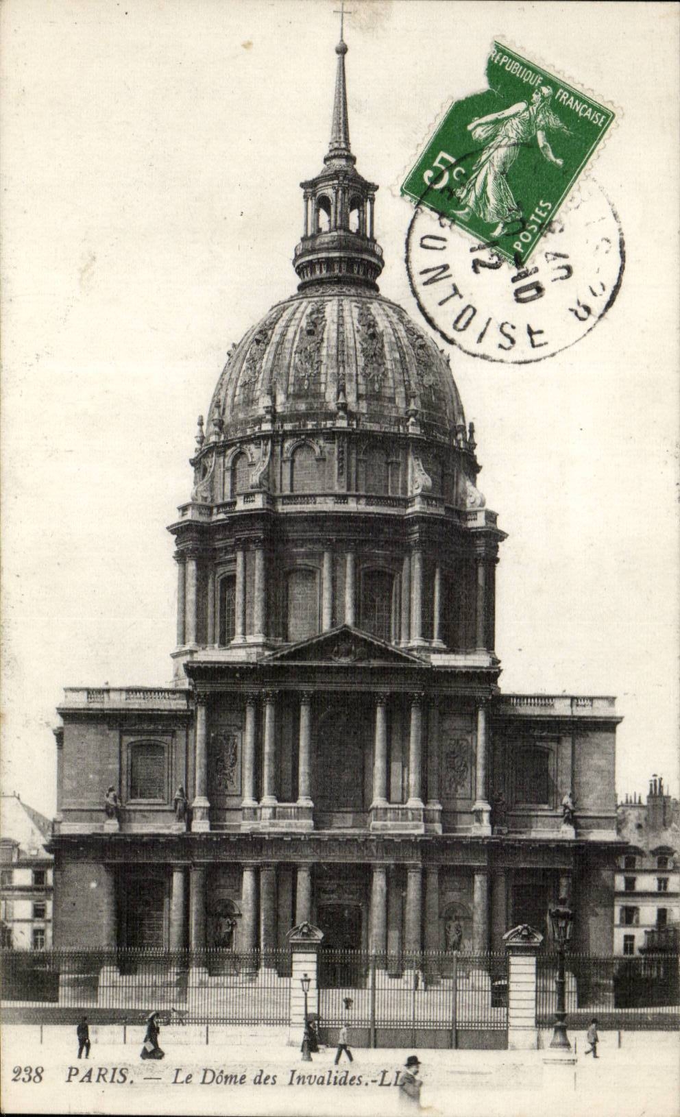 Paris CPA Dome of Invalides