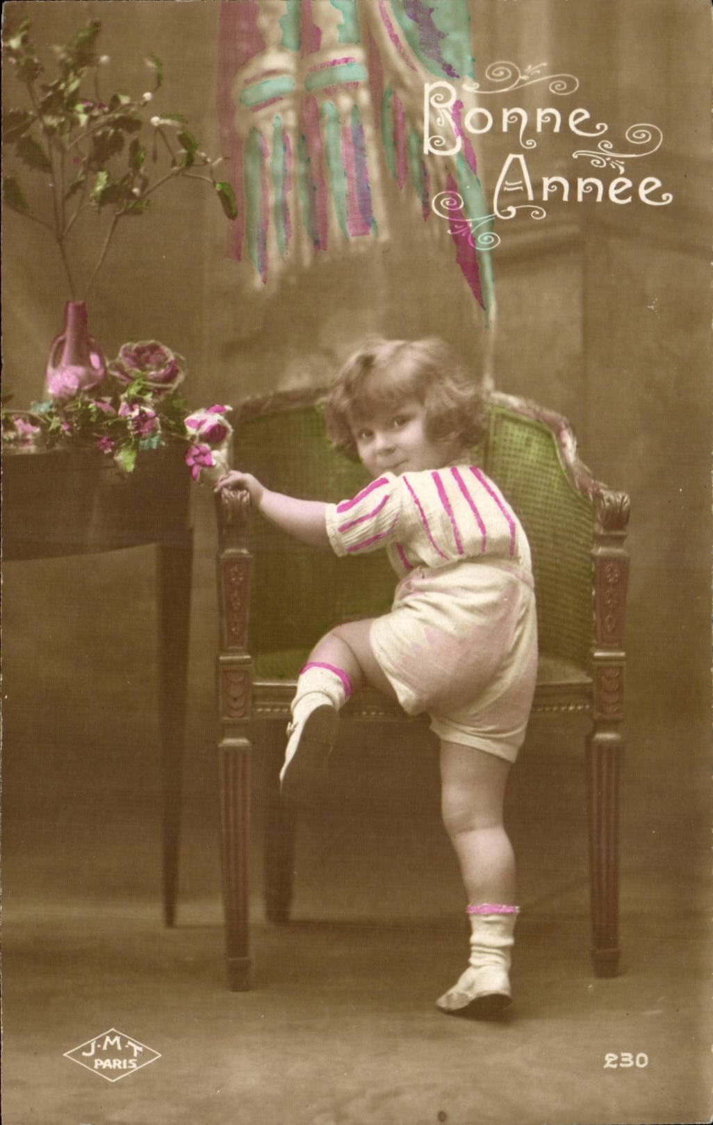 CPA Fantasy Child Happy New Year