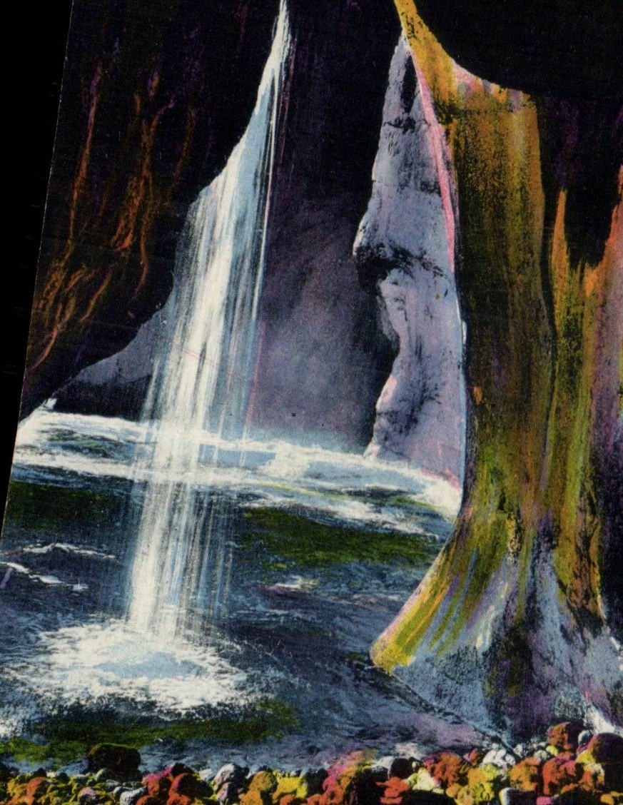 CPA Fantasy Cave and cascades of water