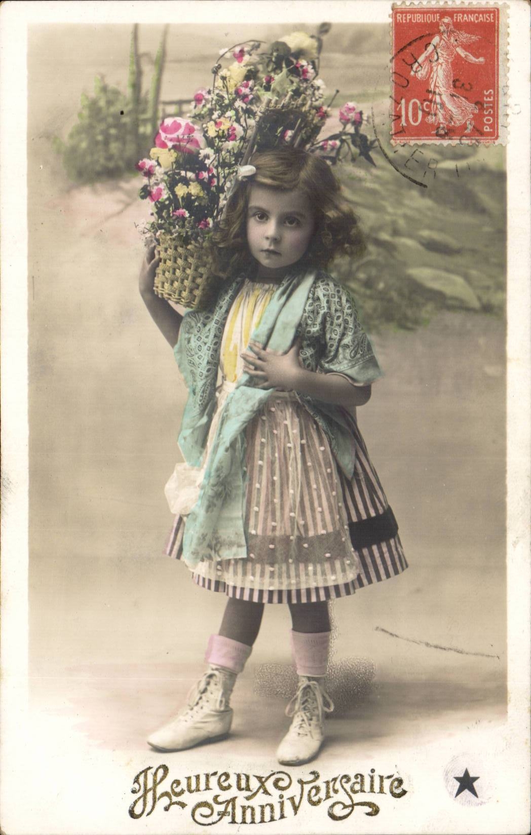 CPA Fantasy Child Happy Girl birthday