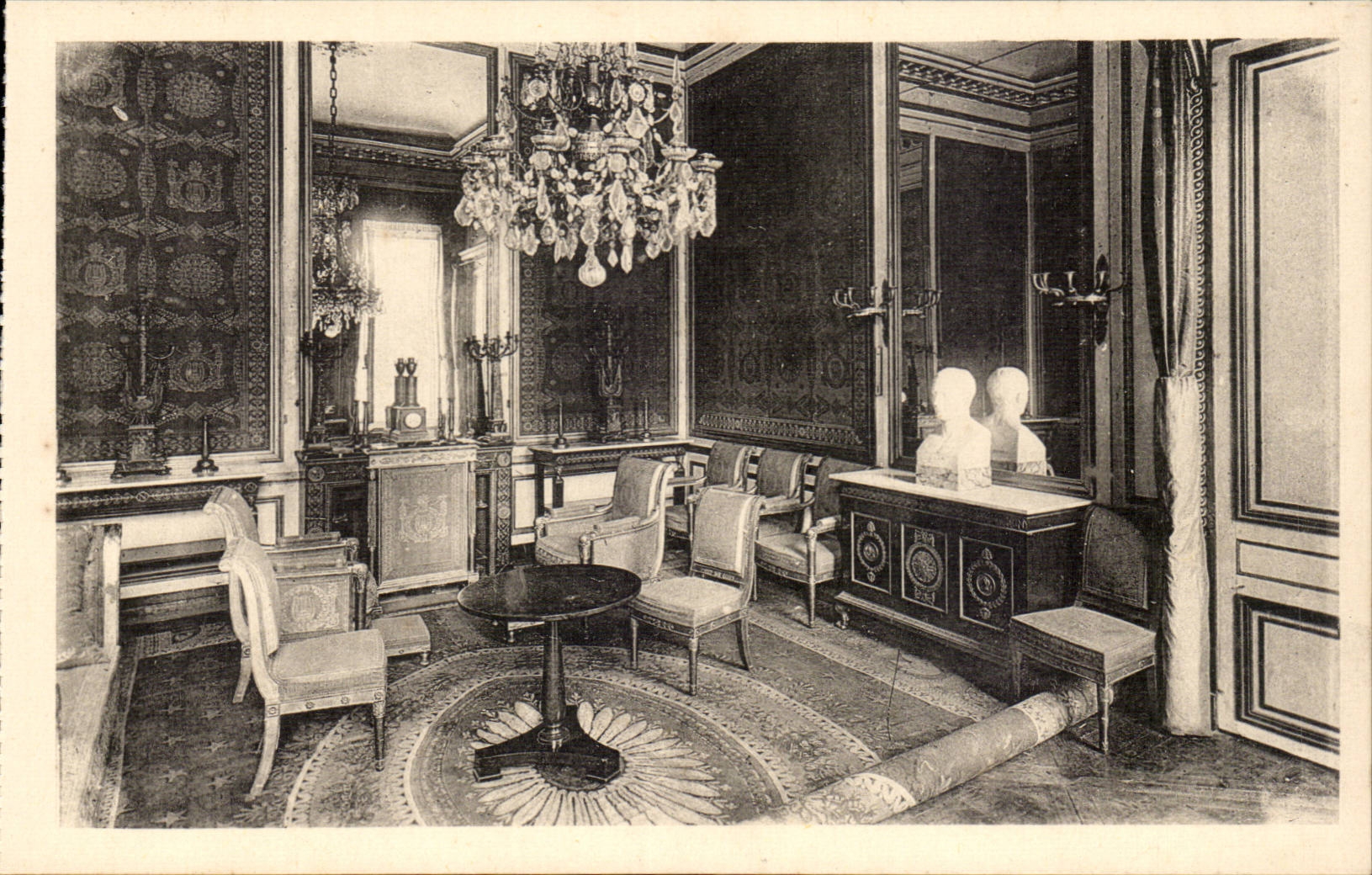 Fontainebleau - the Castle - Cabinet of Abdication - CPA