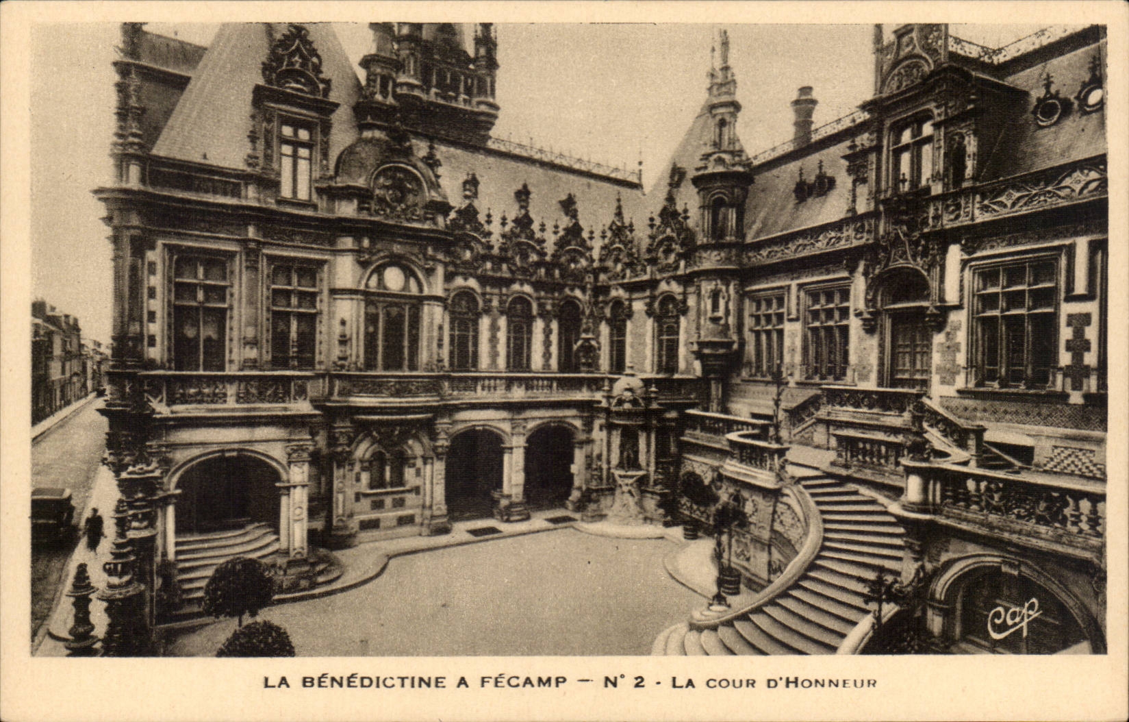 Fecamp - Benediktiner - Haupthof - CPA