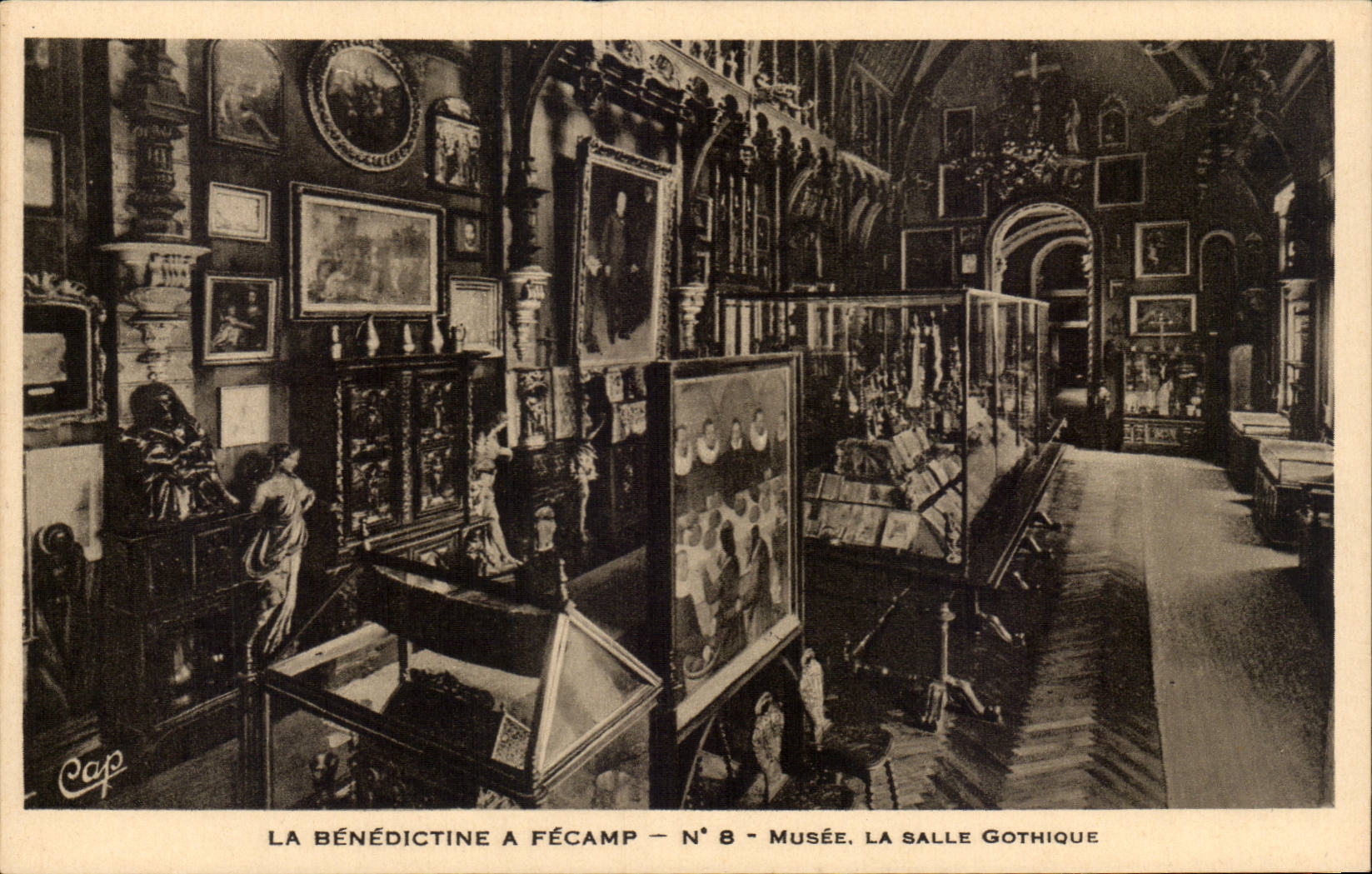 Fecamp - Benediktiner - Museum - der gotische Raum - CPA