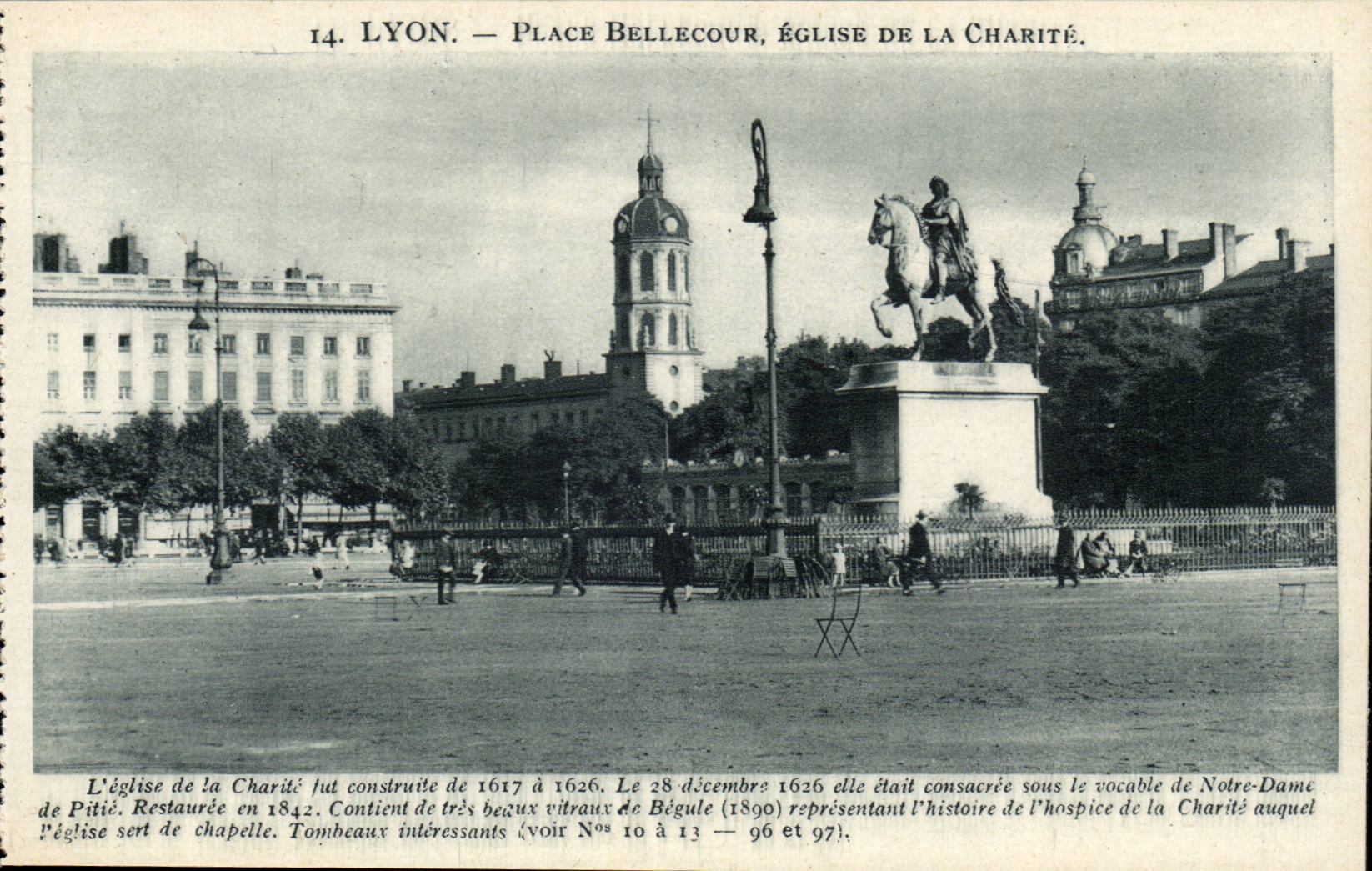 Lyon - Belecour Ort und Eglise von Nachstenliebe - CPA
