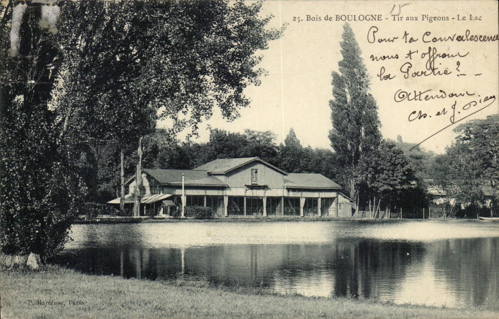 Paris - 16 - Bois de Boulogne - Tir aux Pigeaons - CPA