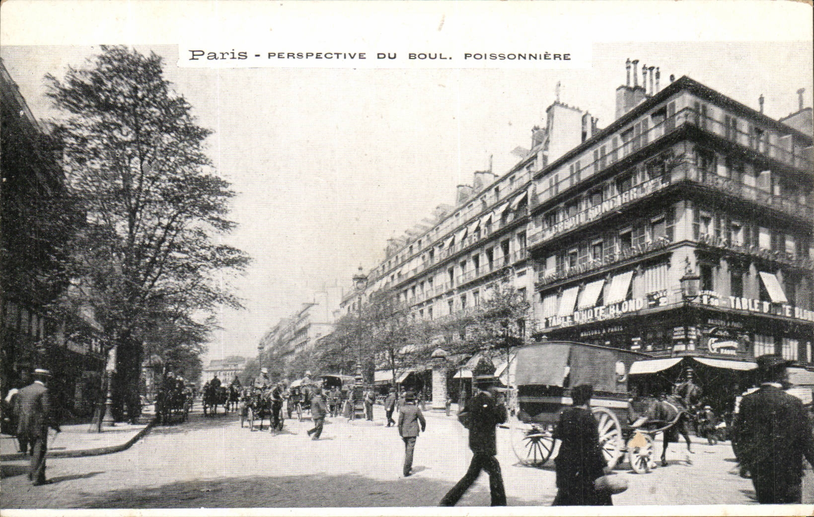 Paris - 2 - Poissonniere Boulevard - View - CPA