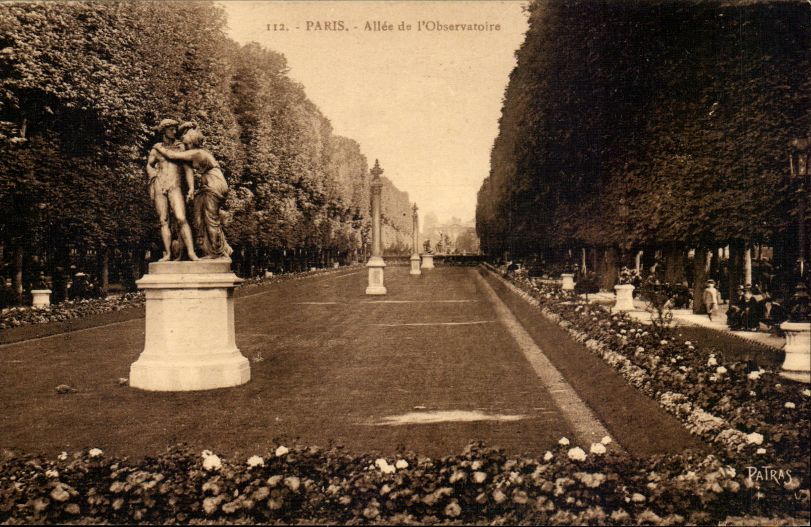 Paris - 14 - Allee of the Observatory - CPA