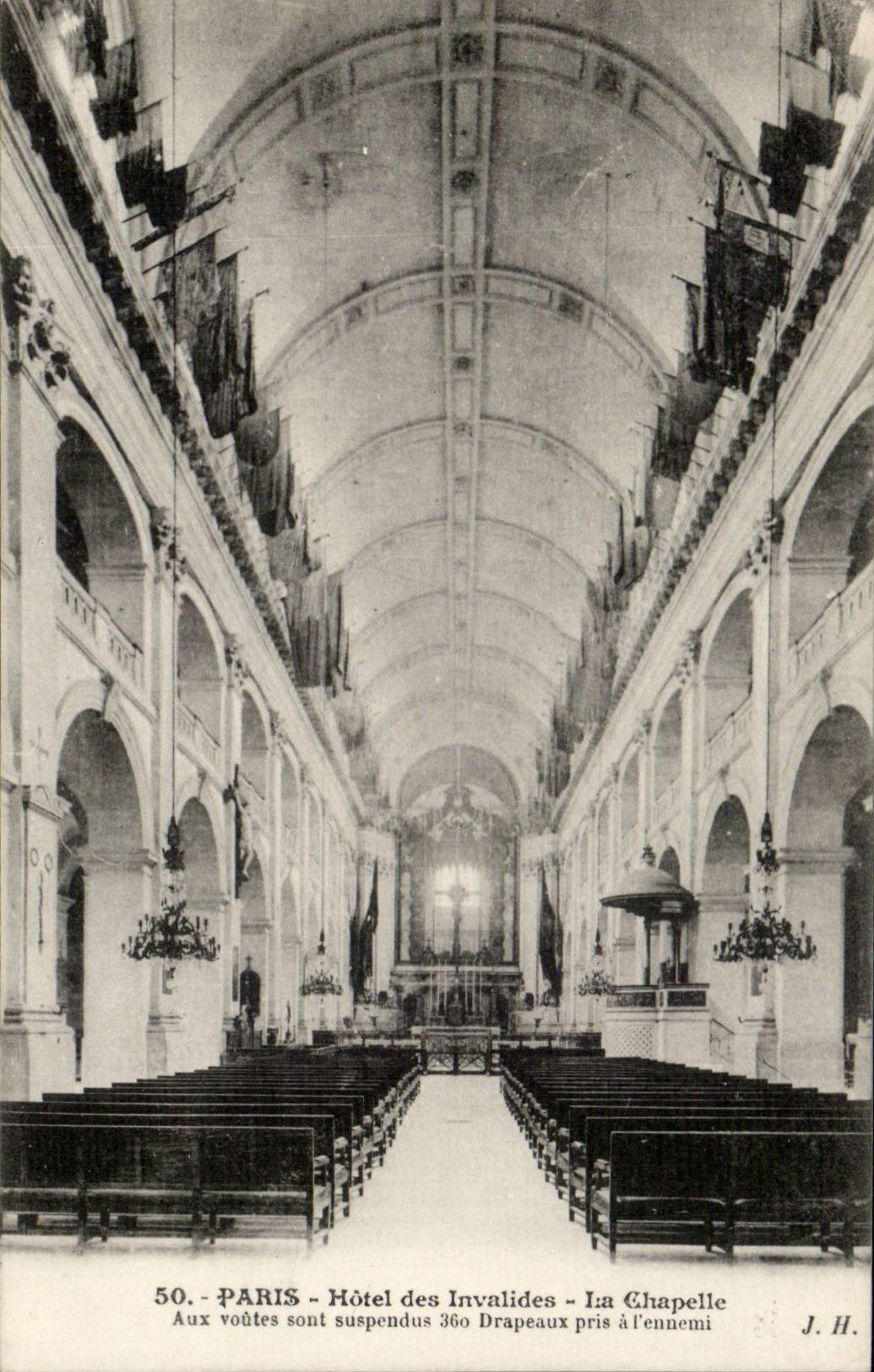 Paris - 7 - Hotel of Invalides - the vault - the CPA
