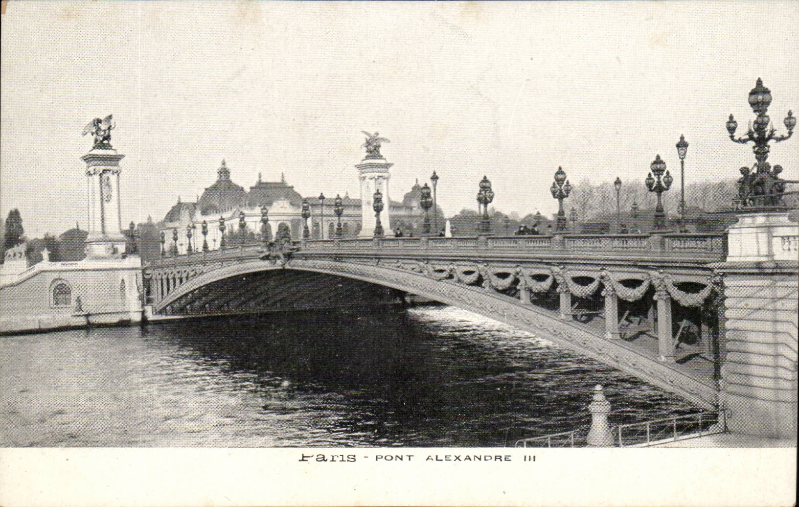 Paris - 7 - Bridge Alexandre III - CPA