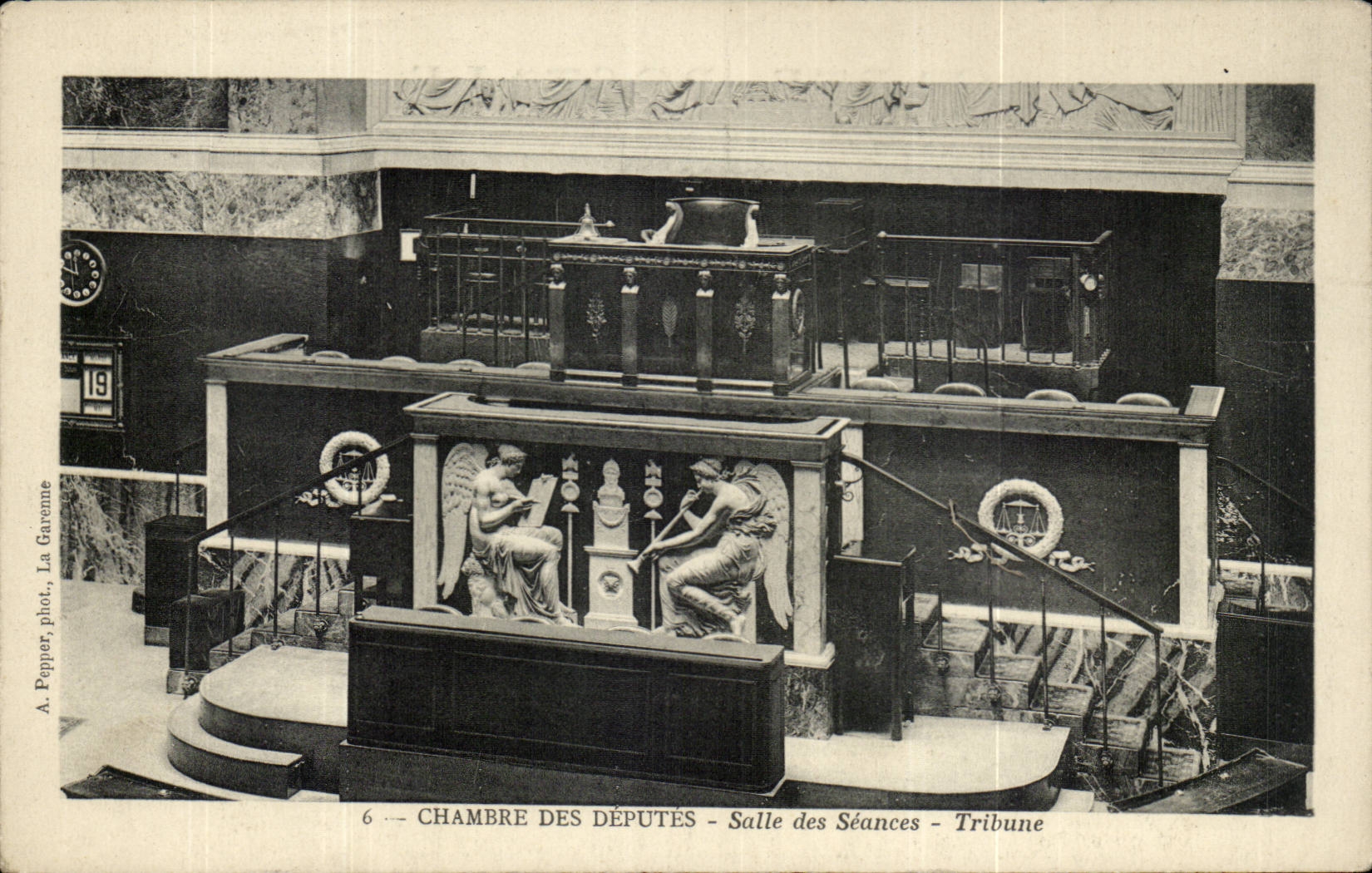 Paris - 1 - Chambre des Deputes - Salle des Seances - Tribune - CPA