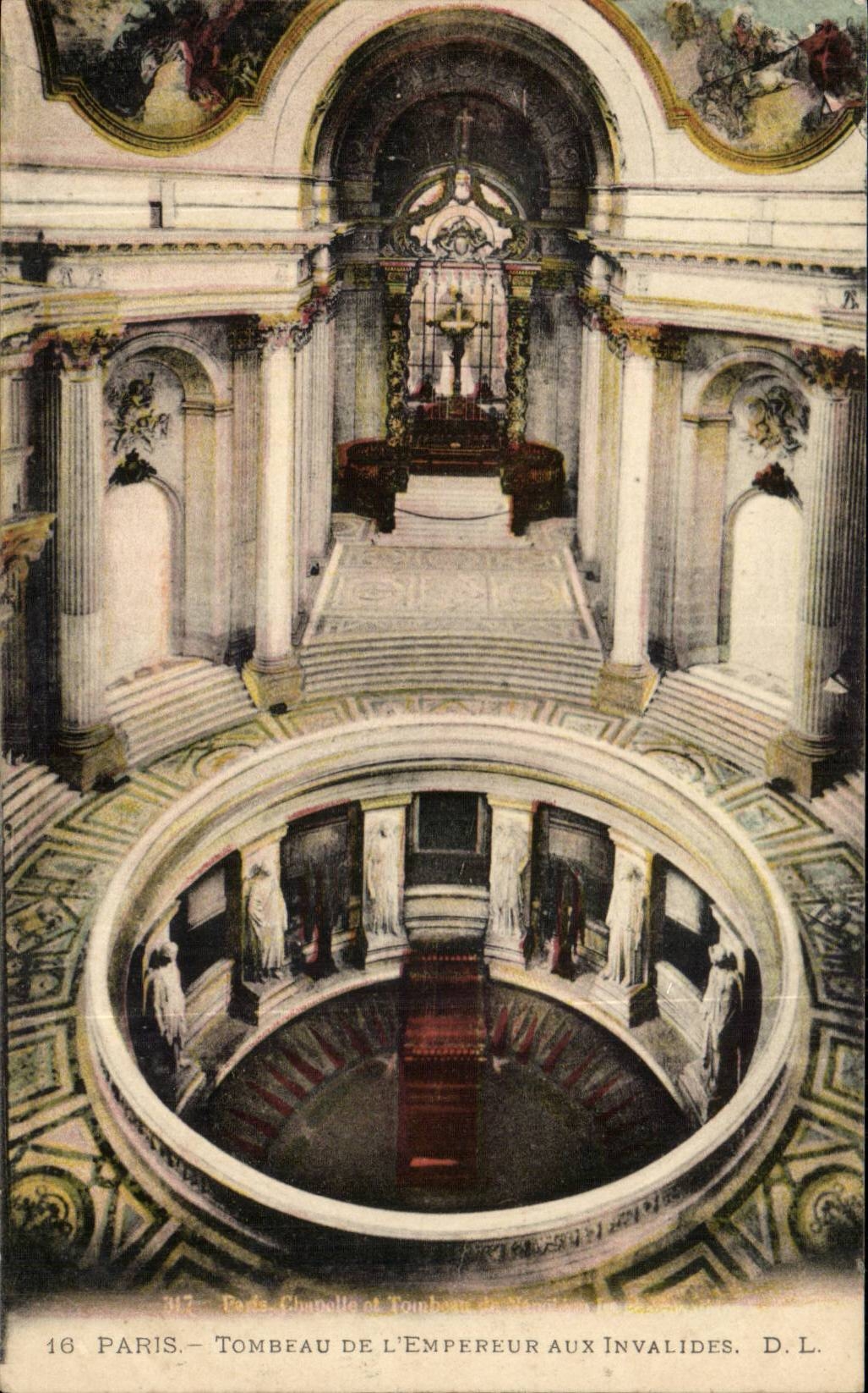 Paris - 7 - Invalides - the Tomb of Napoleon 1 - CPA