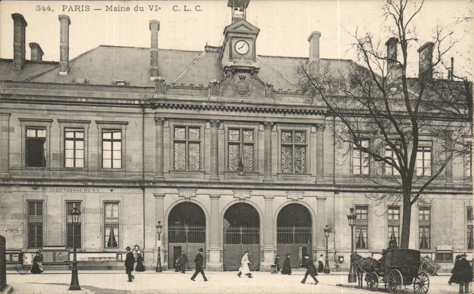 Paris - 6 - Town hall of the VI district - CPA