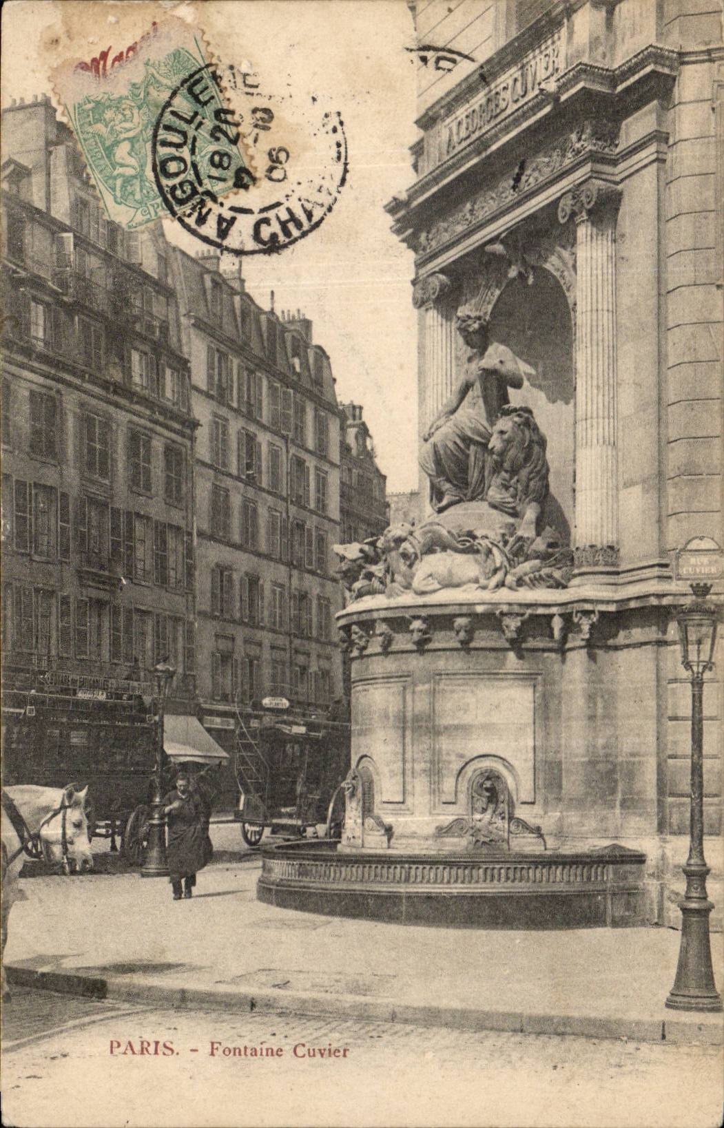 Paris - 5 - the Fountain Vat - CPA