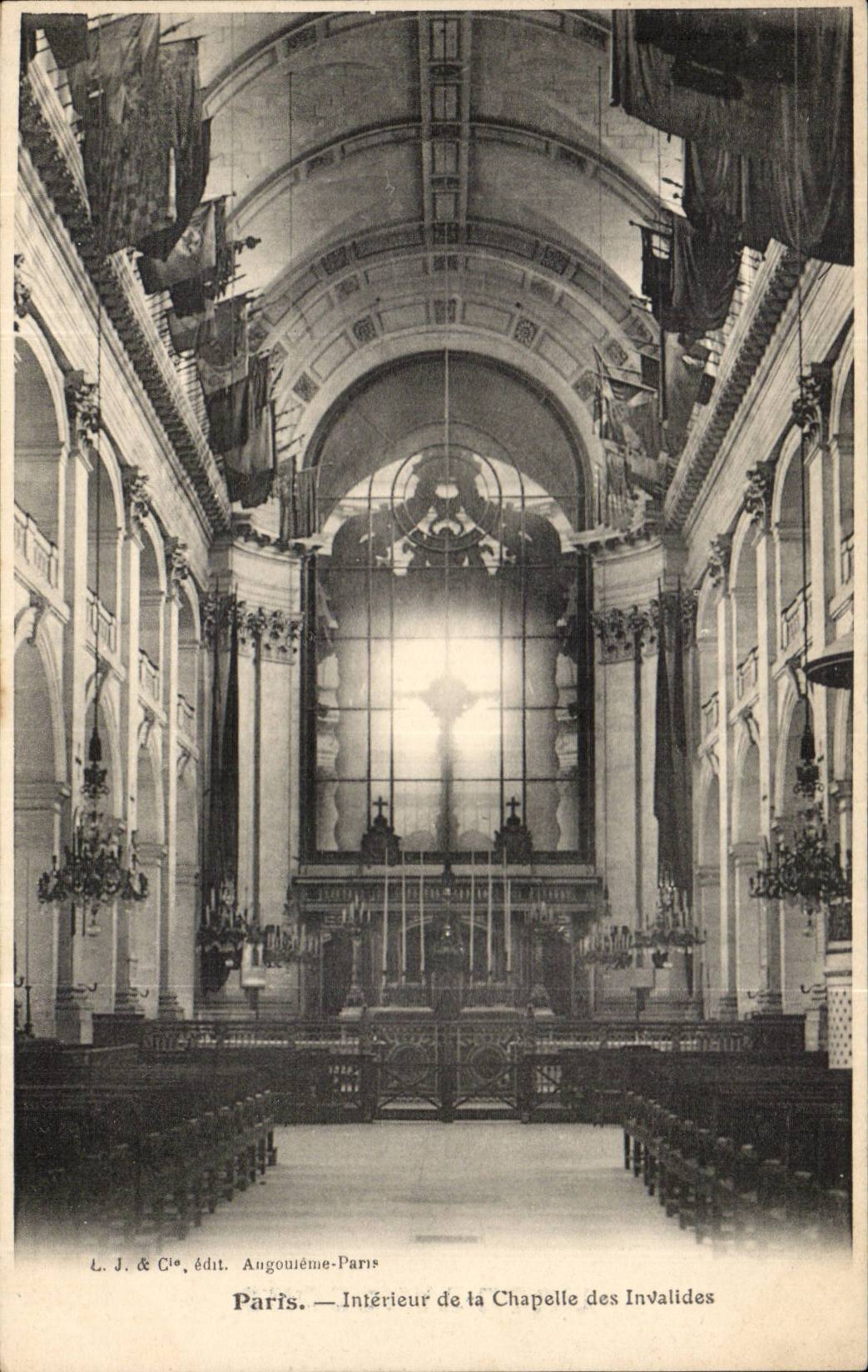 Paris - 7 - Interior of the Vault of Invalides - CPA