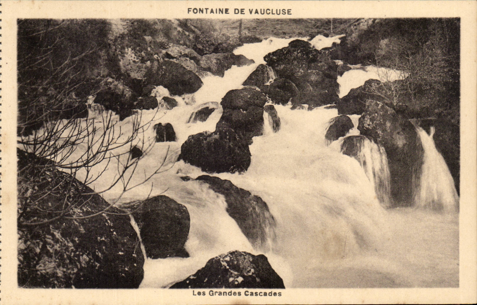 Vaucluse - Large Cascades - CPA