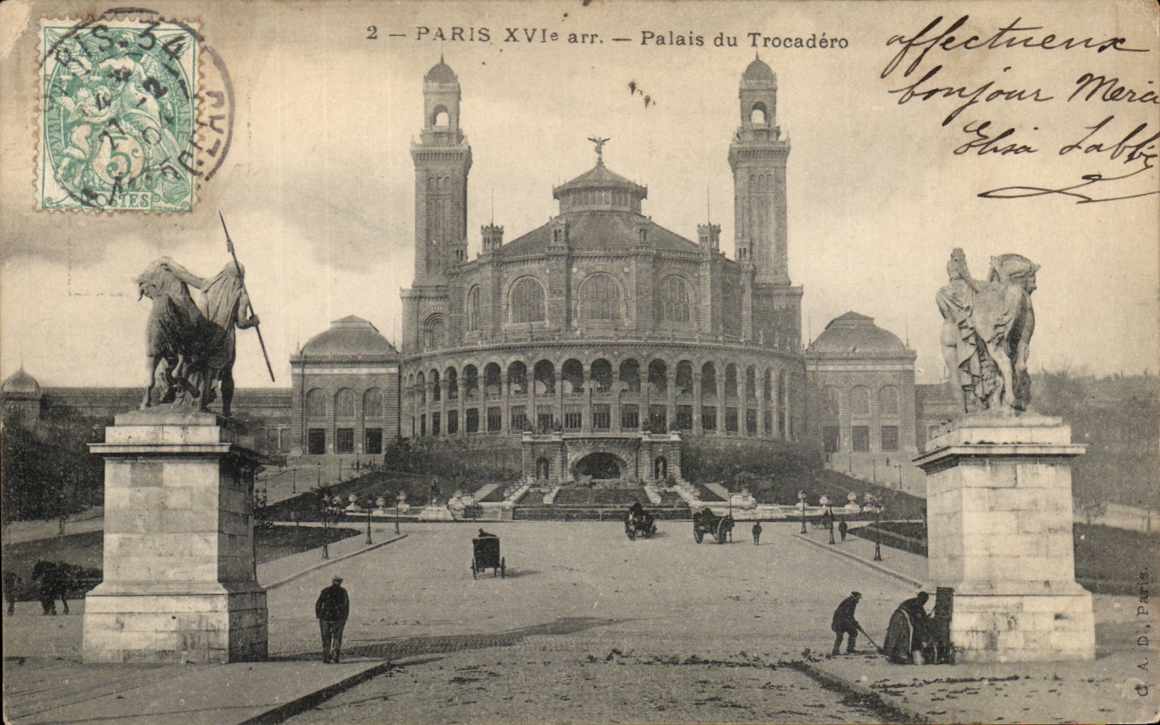 Paris - 16 - Le Trocadero - CPA