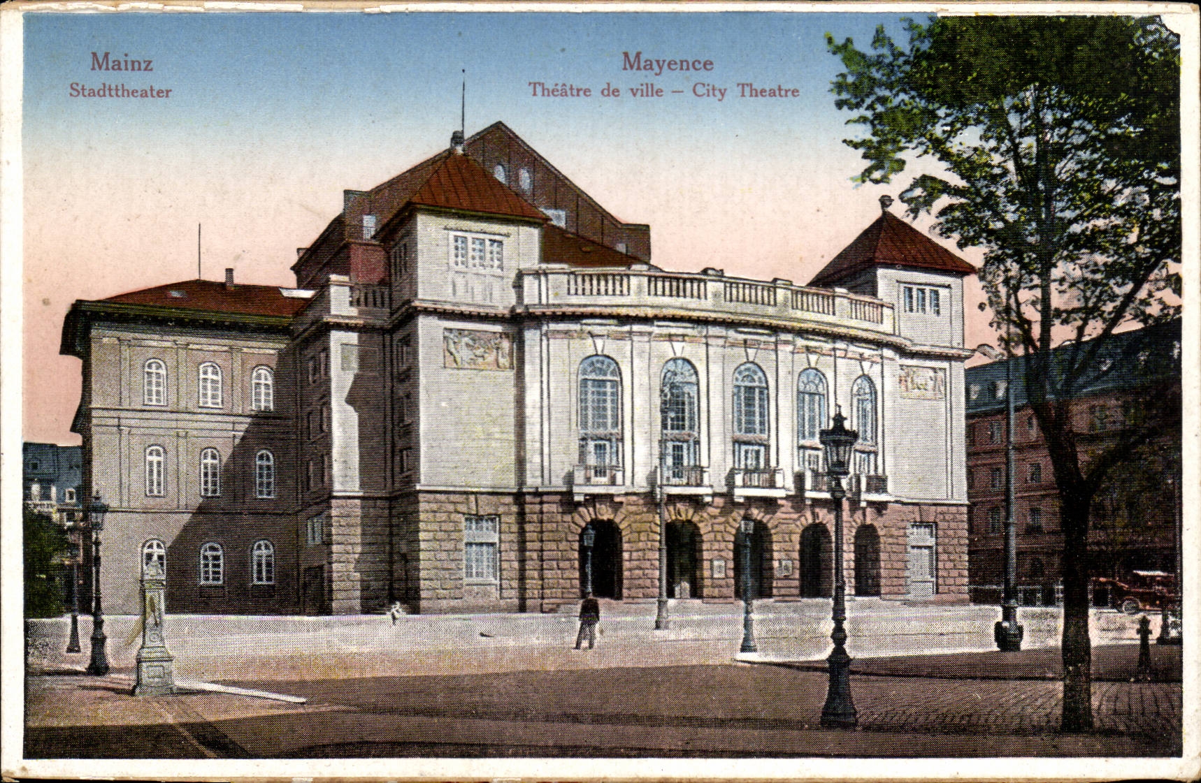 Theater Mainz-CPA der Stadt