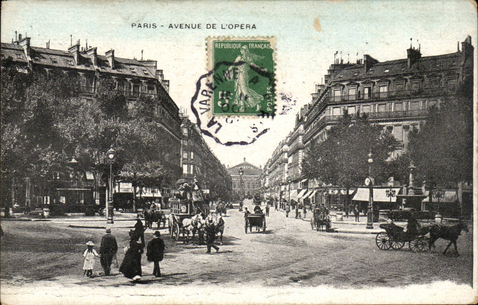 Paris CPA Which occurred of the opera