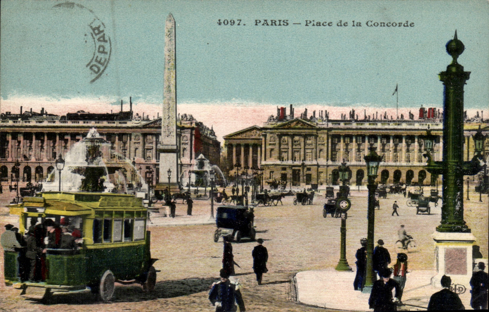 Paris CPA Place de la Concorde