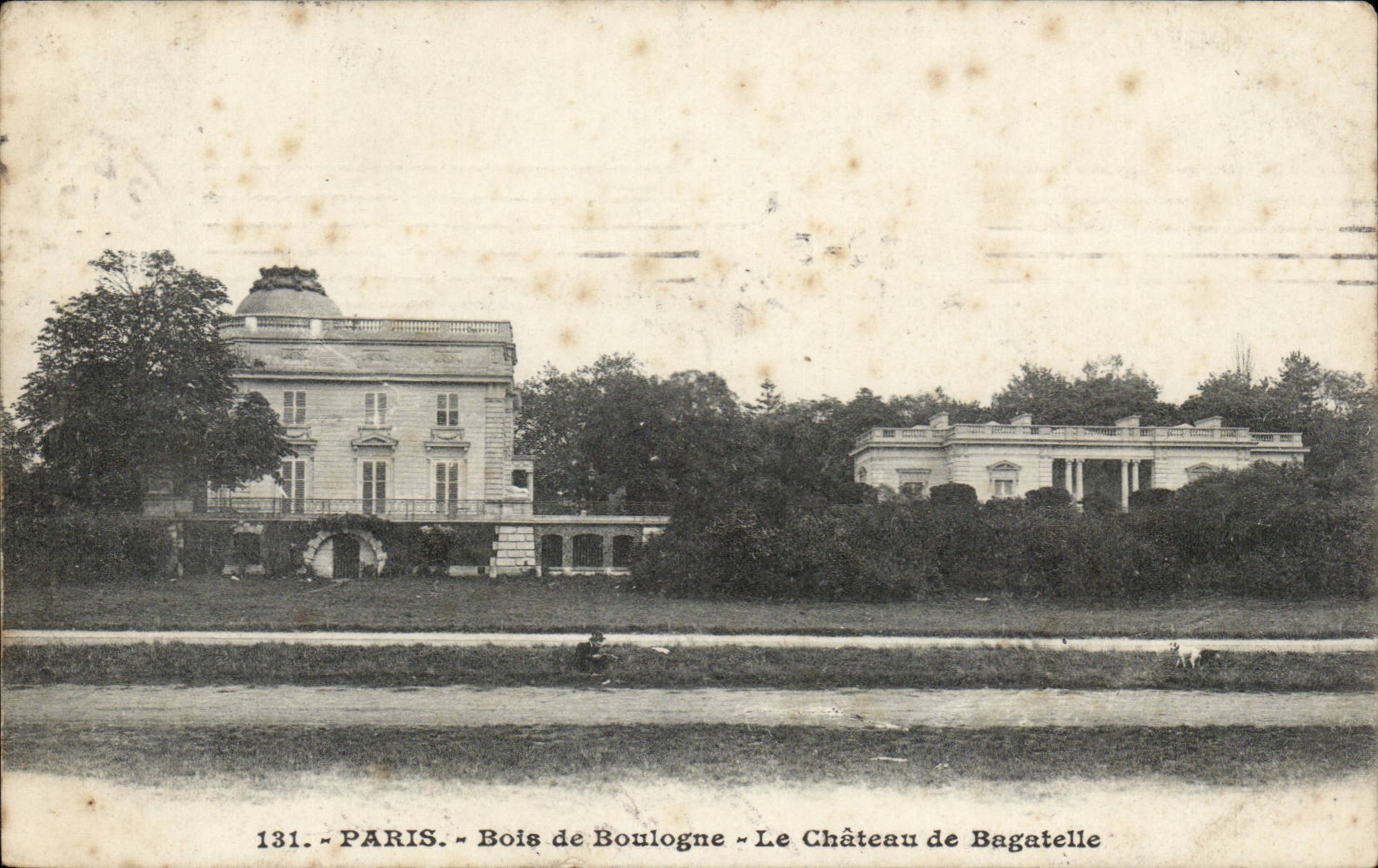 Paris CPA Bois de Boulogne Le chateau de Bagatelle