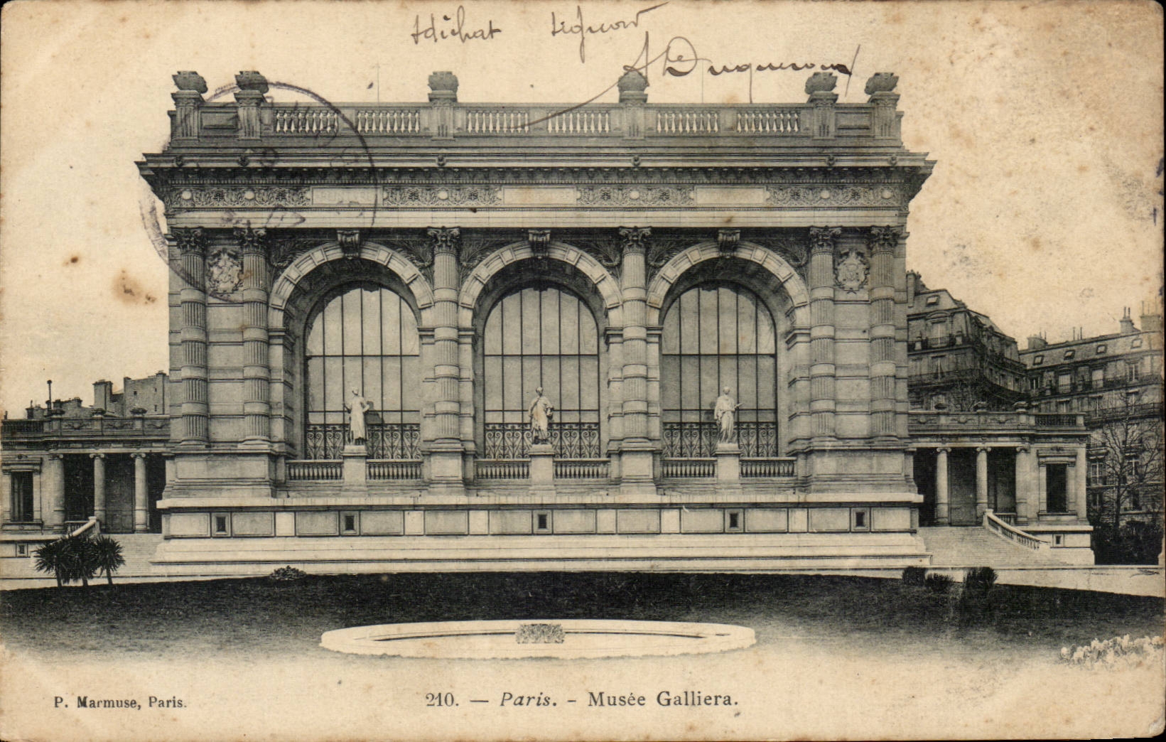 Paris CPA le musee Galliera