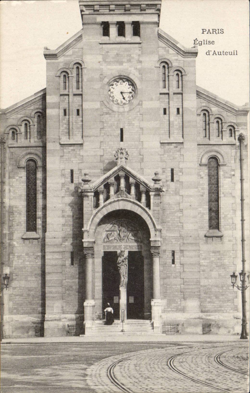 Paris CPA Eglise d'Auteuil