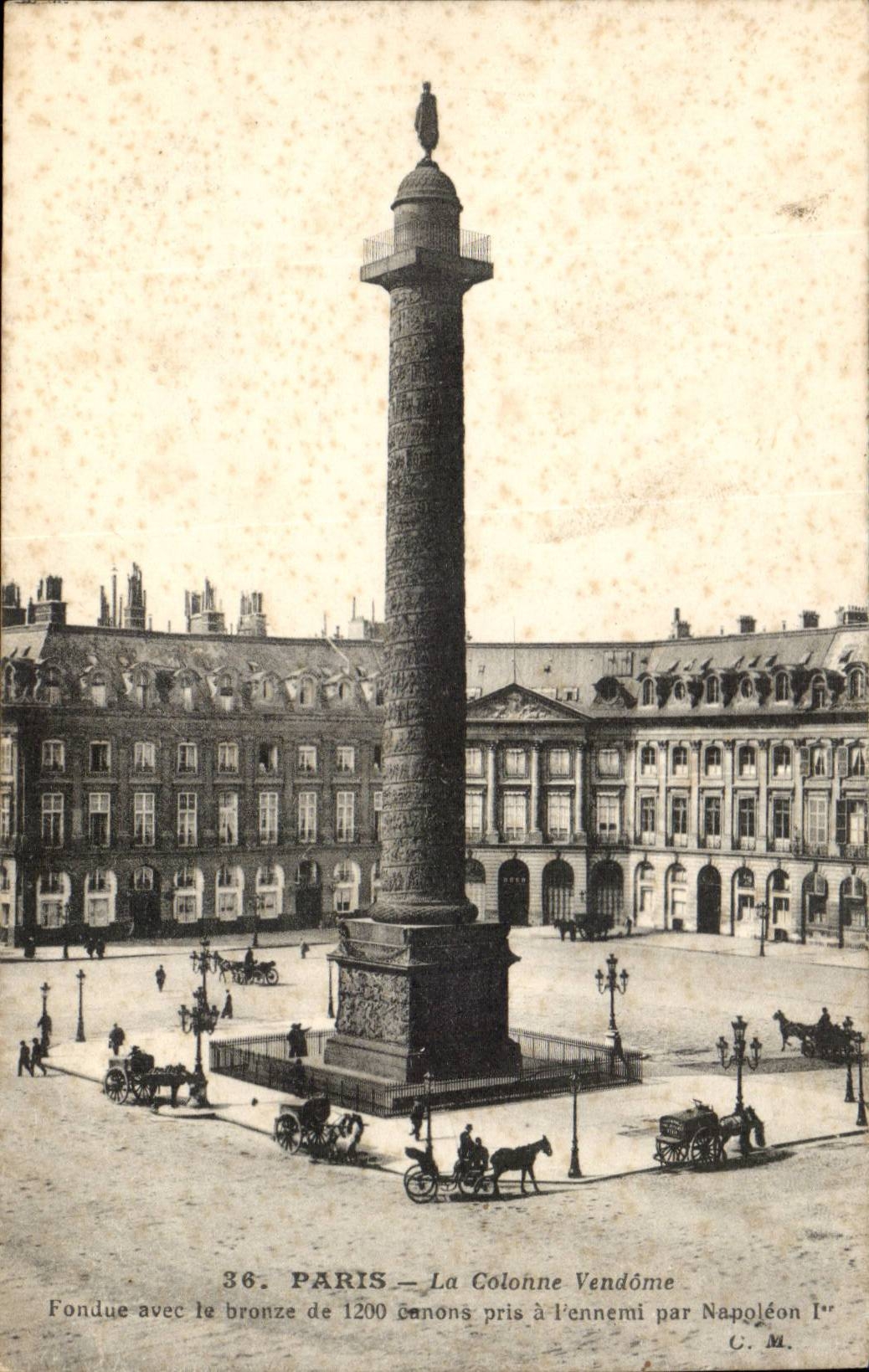 Paris CPA Column vendome