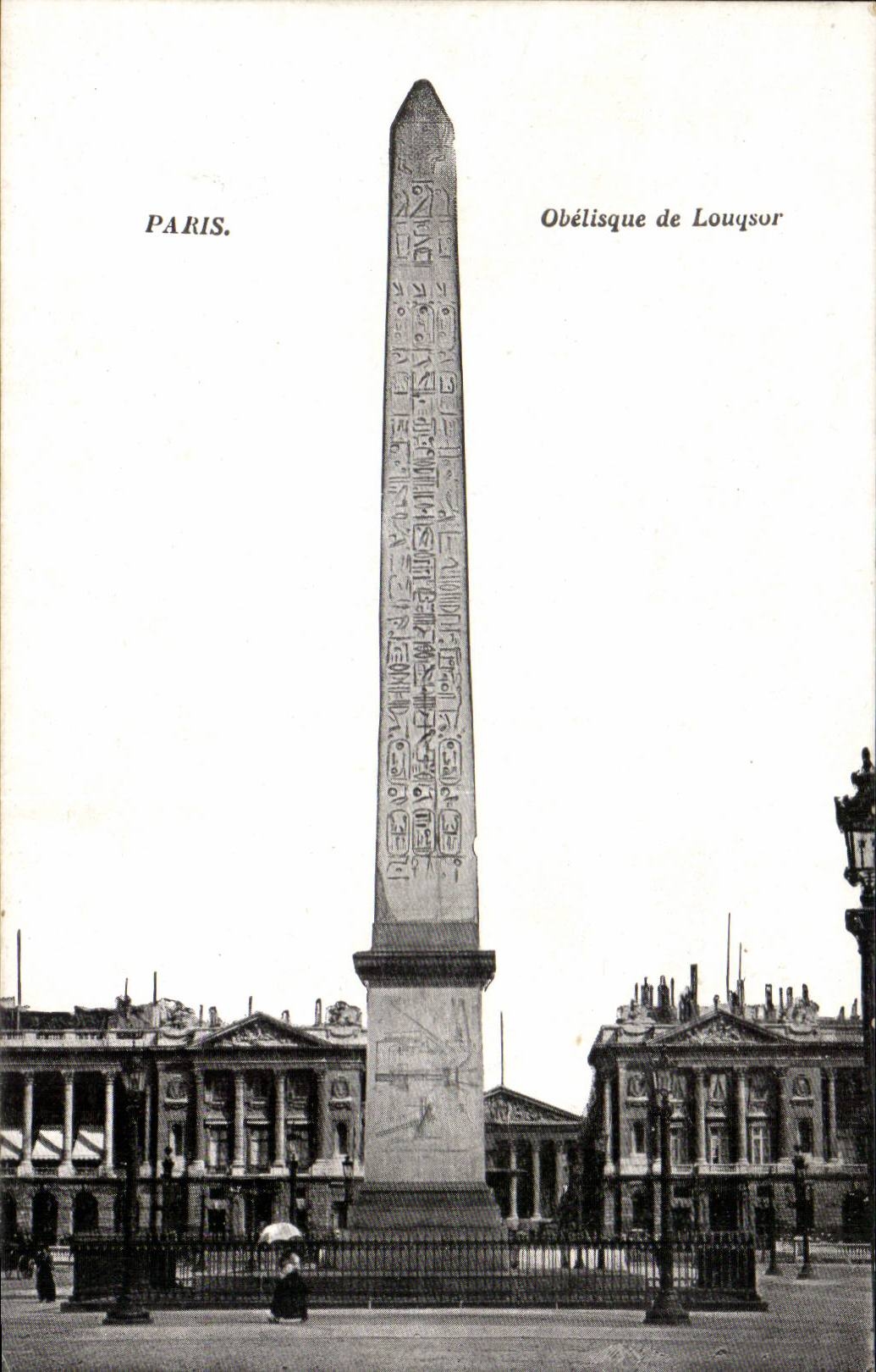 Paris CPA Obelisque de Louqsor