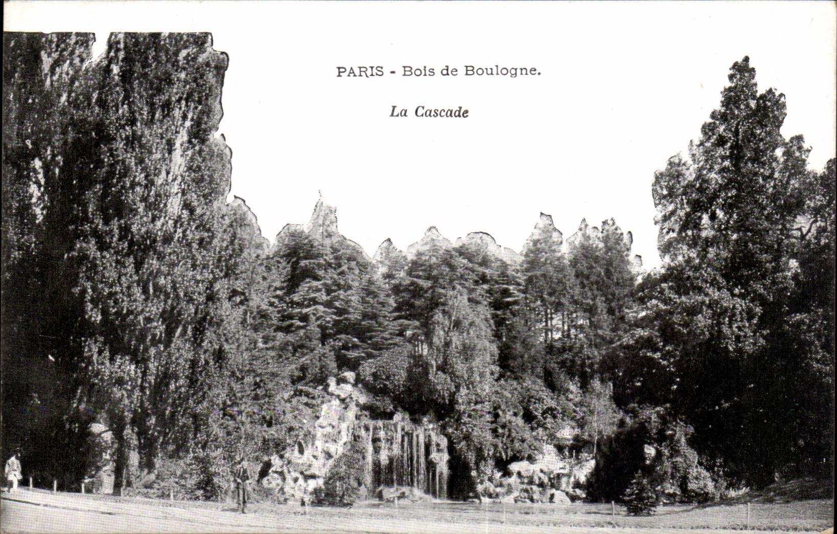 Paris CPA Bois de Boulogne la cascade