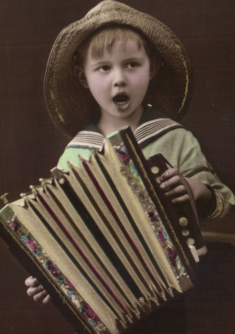 CPA Fantasy Accordeone Child