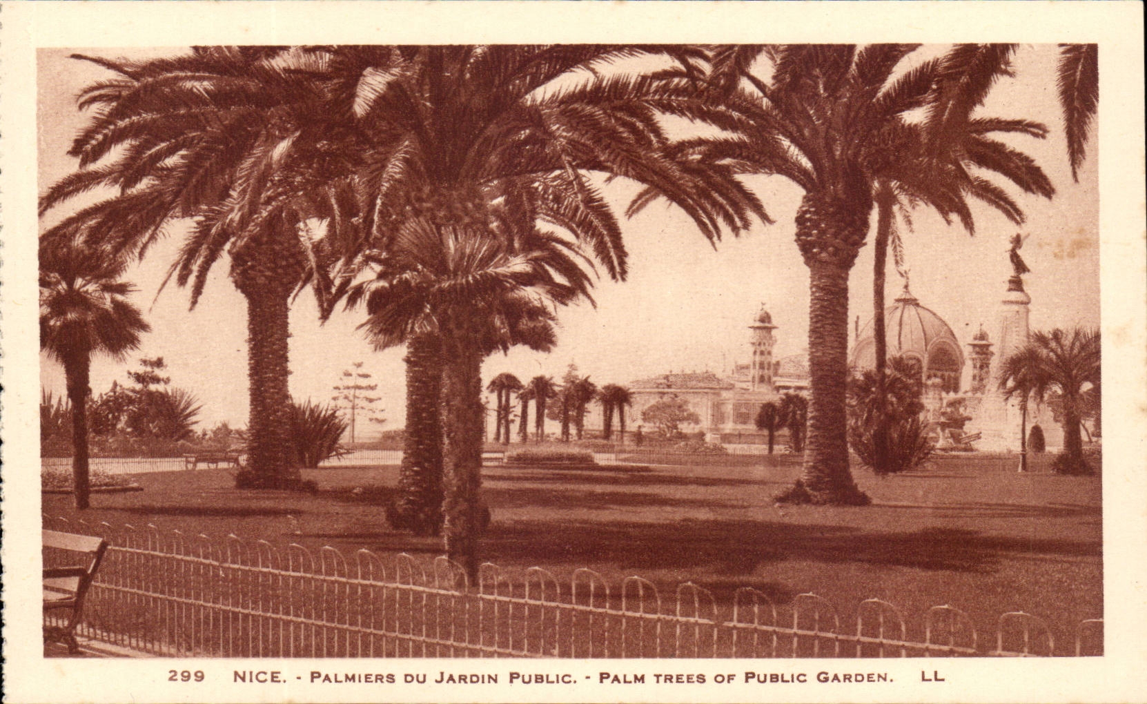 Nette CPA Palmen des allgemeinen Gartens