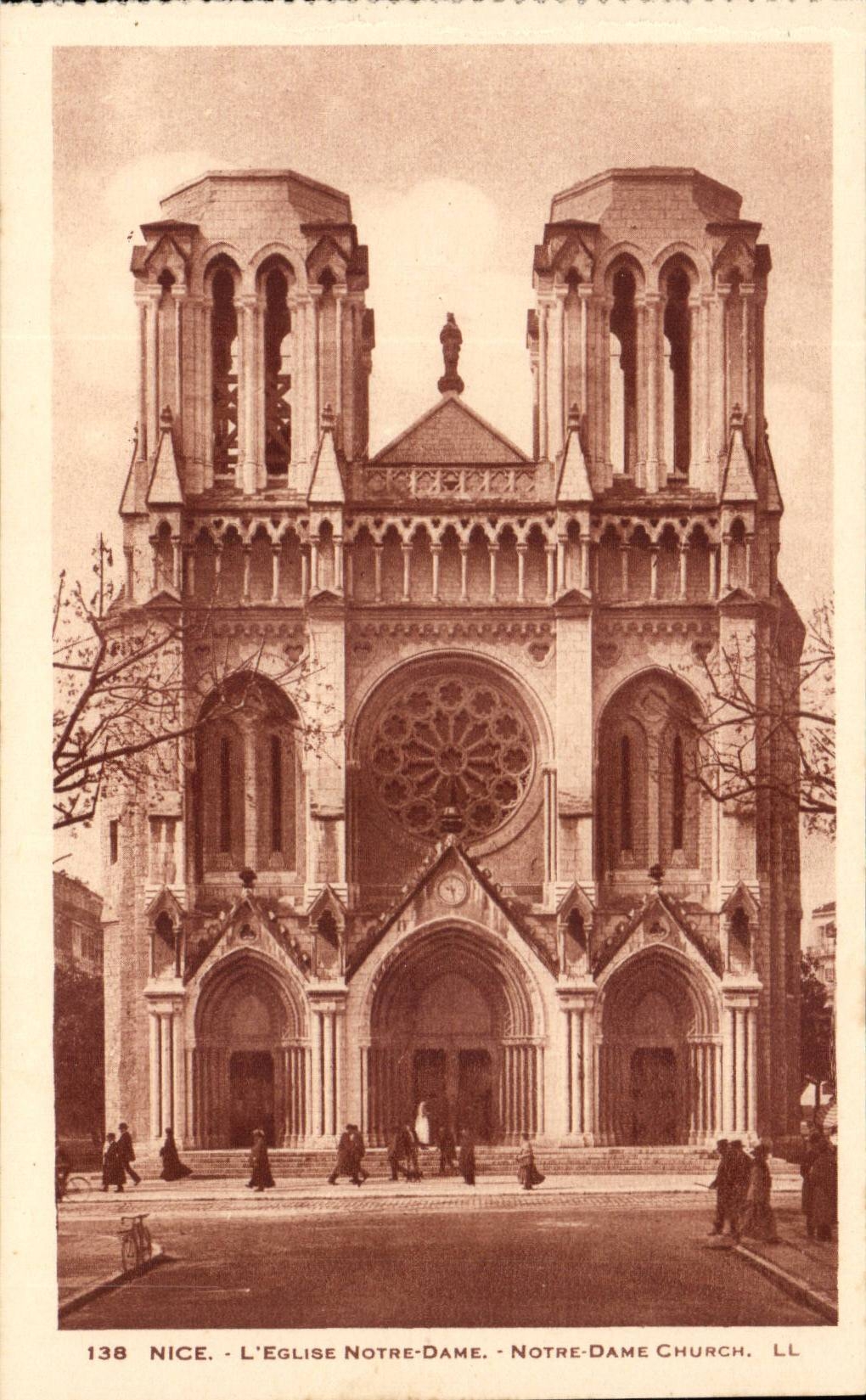 Nettes CPA die Kirche unsere Dame