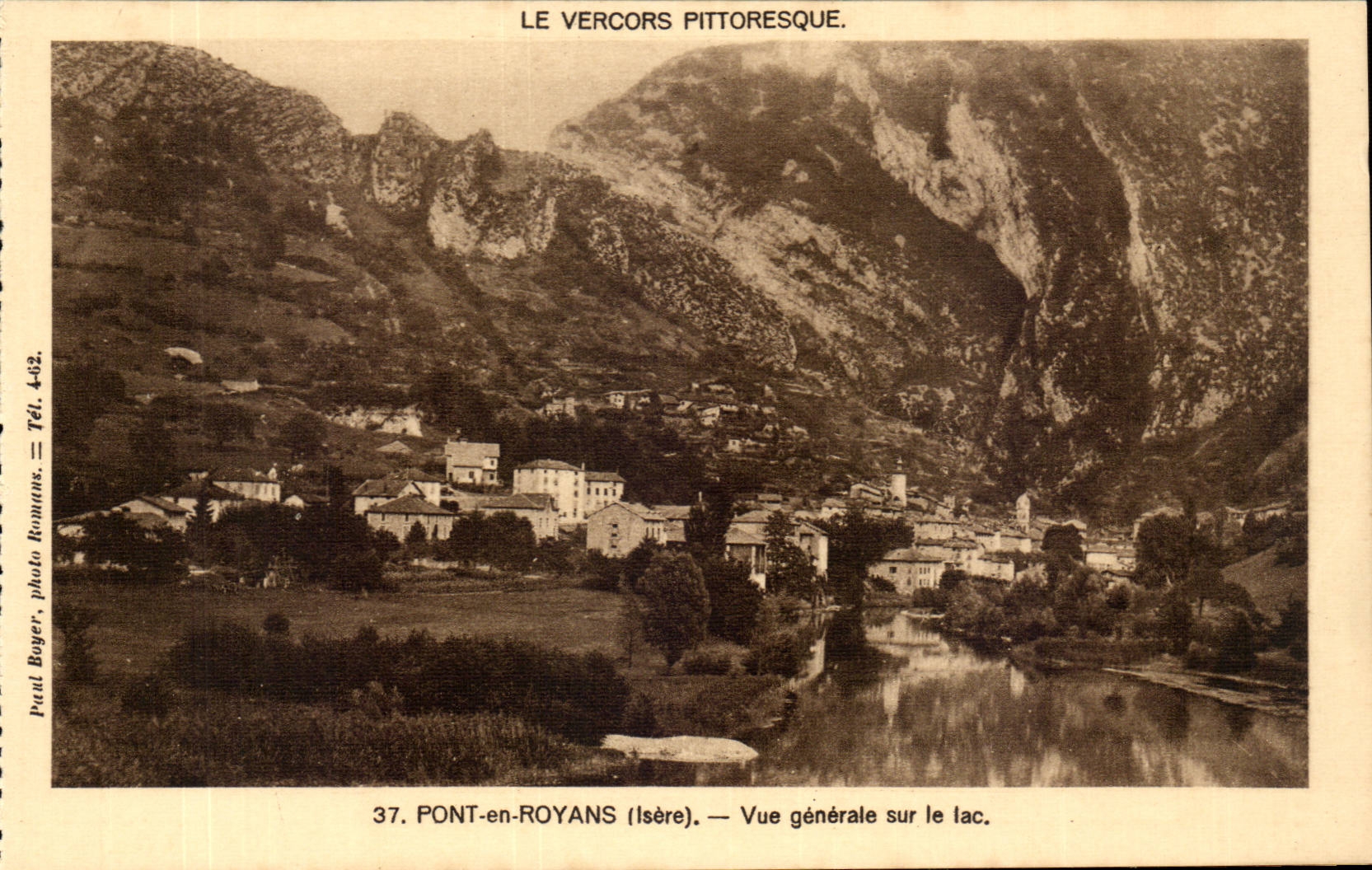 Vercors CPA Bridge in Royans View on the lake