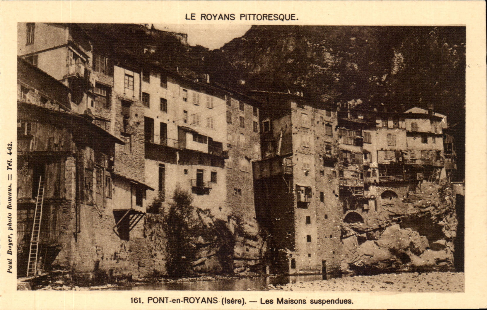 Vercors CPA Bridge in Royans suspended houses