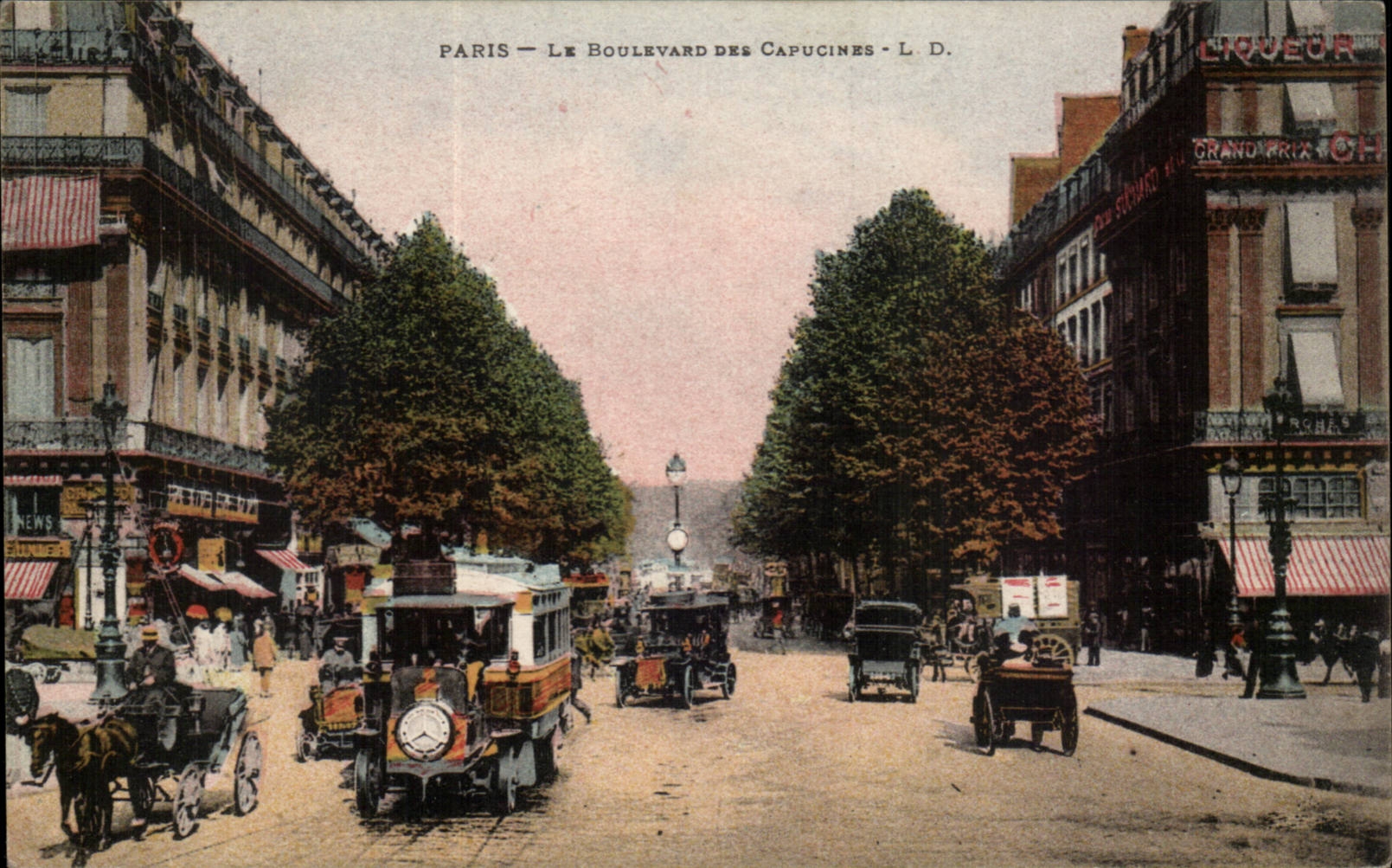 Paris CPA Le boulevard des Capucines