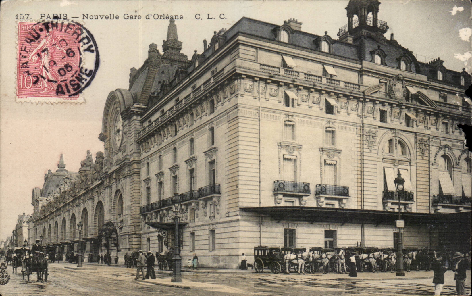 Paris CPA Nouvelle parks of Orleans