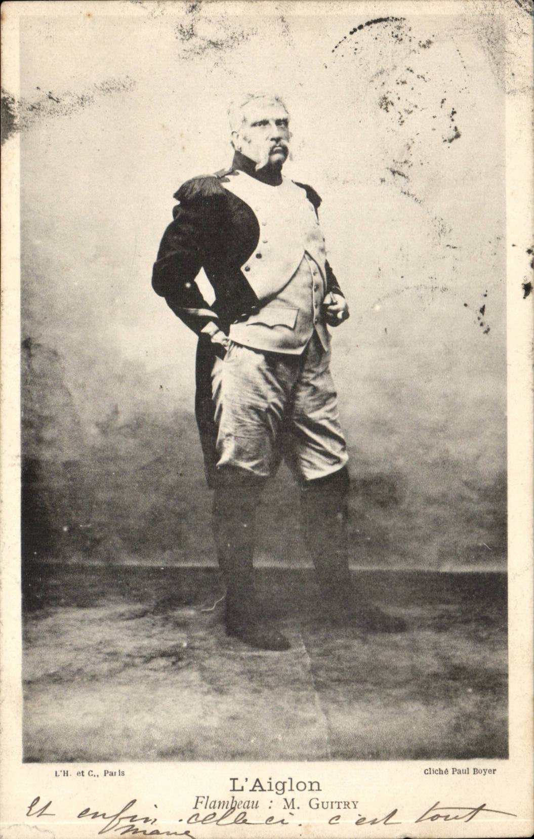 CPA the eaglet (Napoleon) Guitry Torch