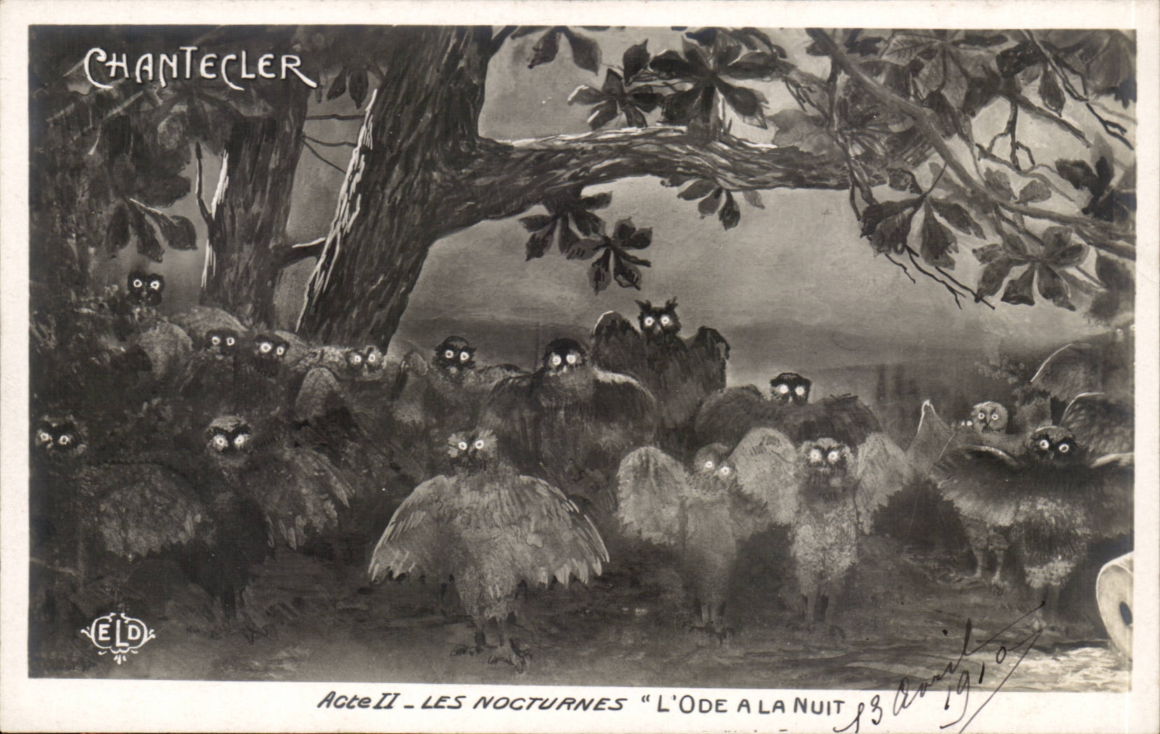 CPA Fantasy Chantecler Act III night the ode at the night