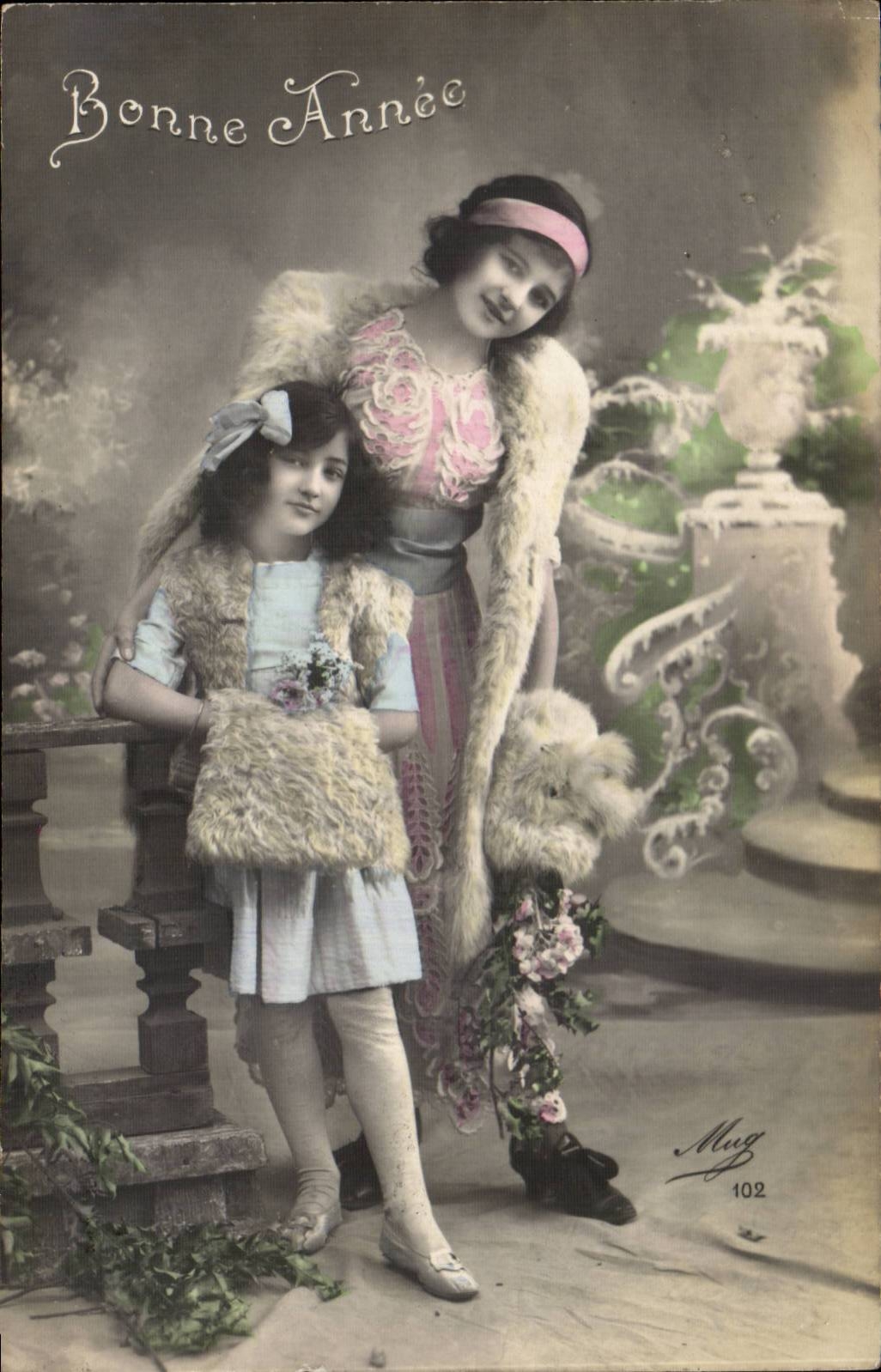 CPA Fantasy Children Happy New Year