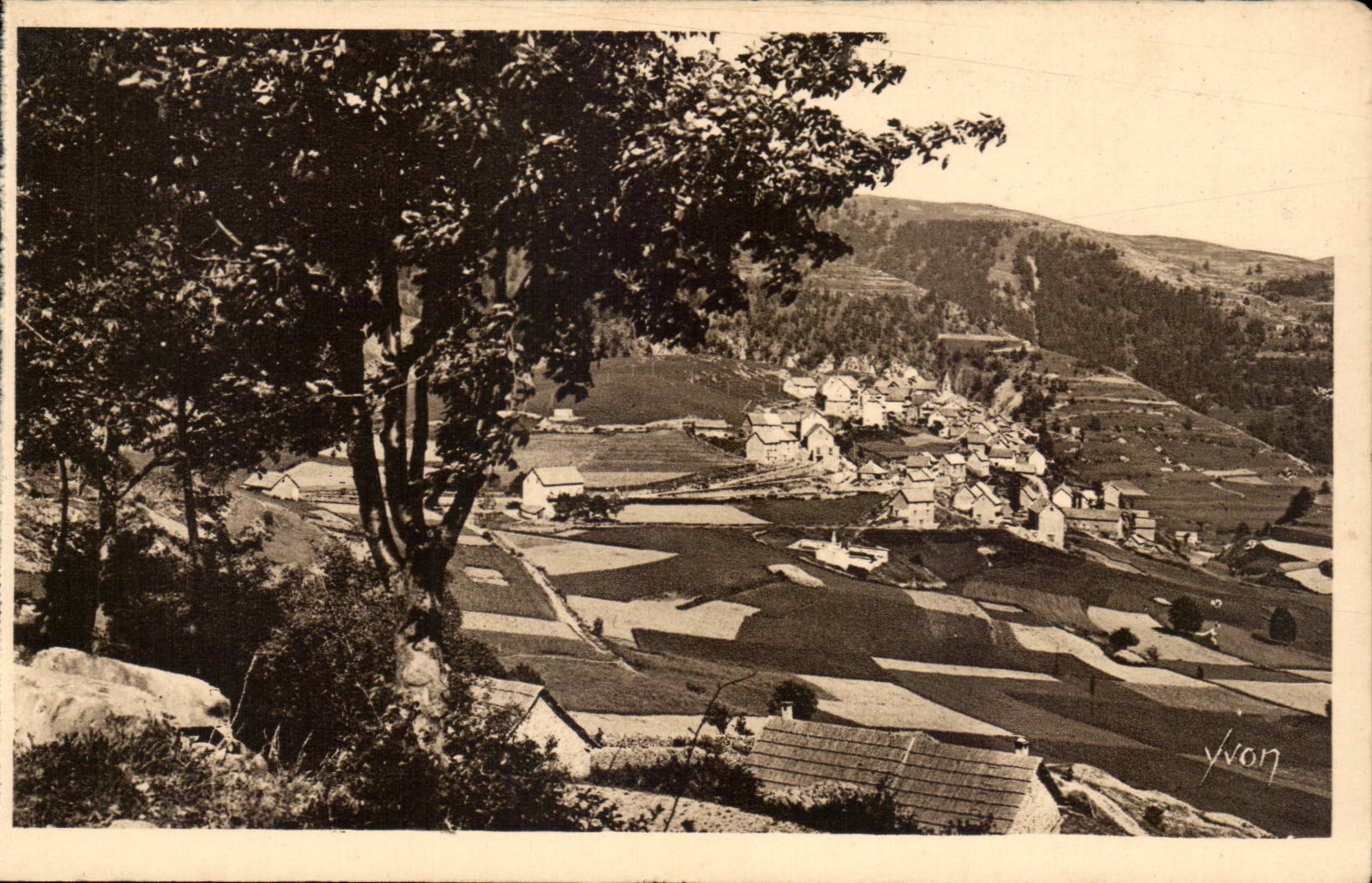 CPA Falle von Cians das Dorf von Beuil Terminus der Exkursion