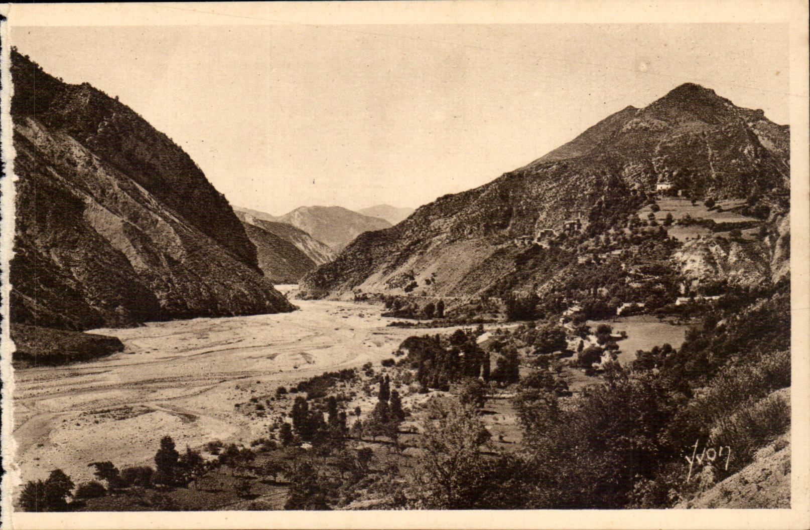 CPA Schluchten von Daluis das Tal des VAr hat Daluis