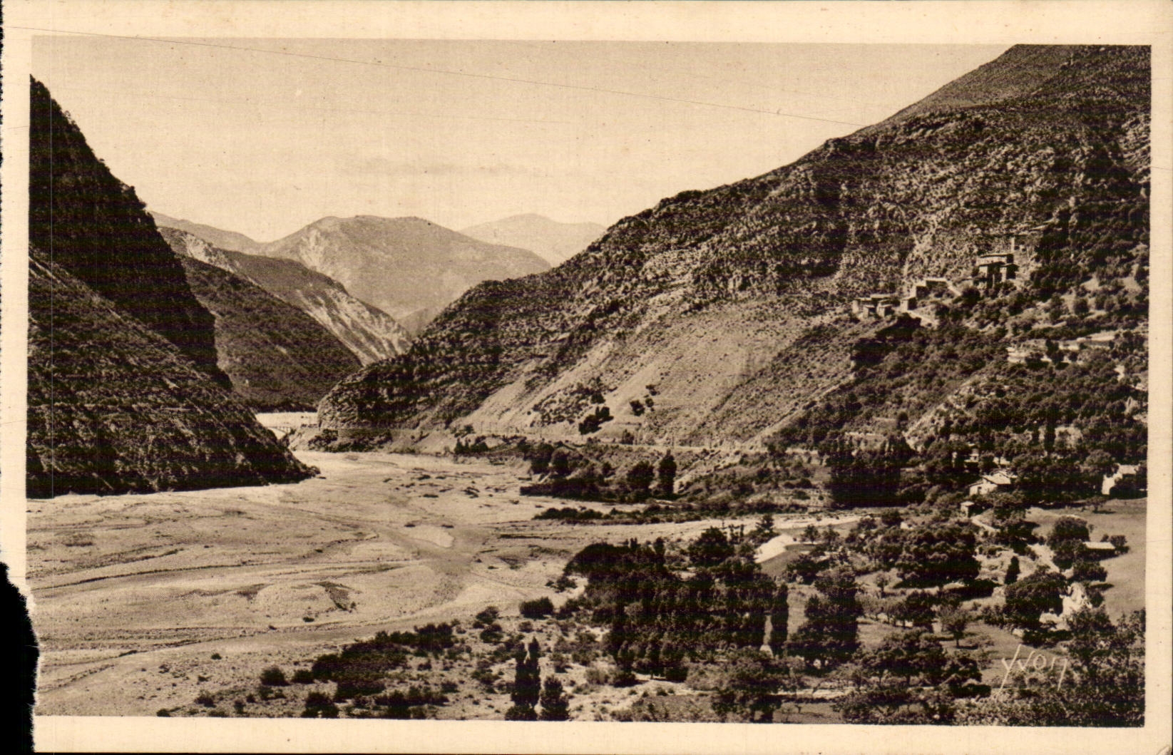 CPA Schluchten von Daluis das Tal des VAr hat Daluis