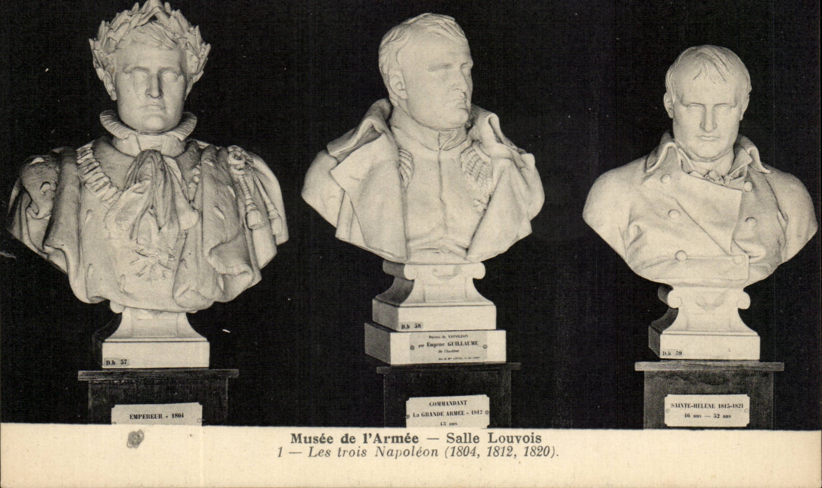 Paris CPA Museum of the army Louvois Room three Napoleon (1804 1812 1820)