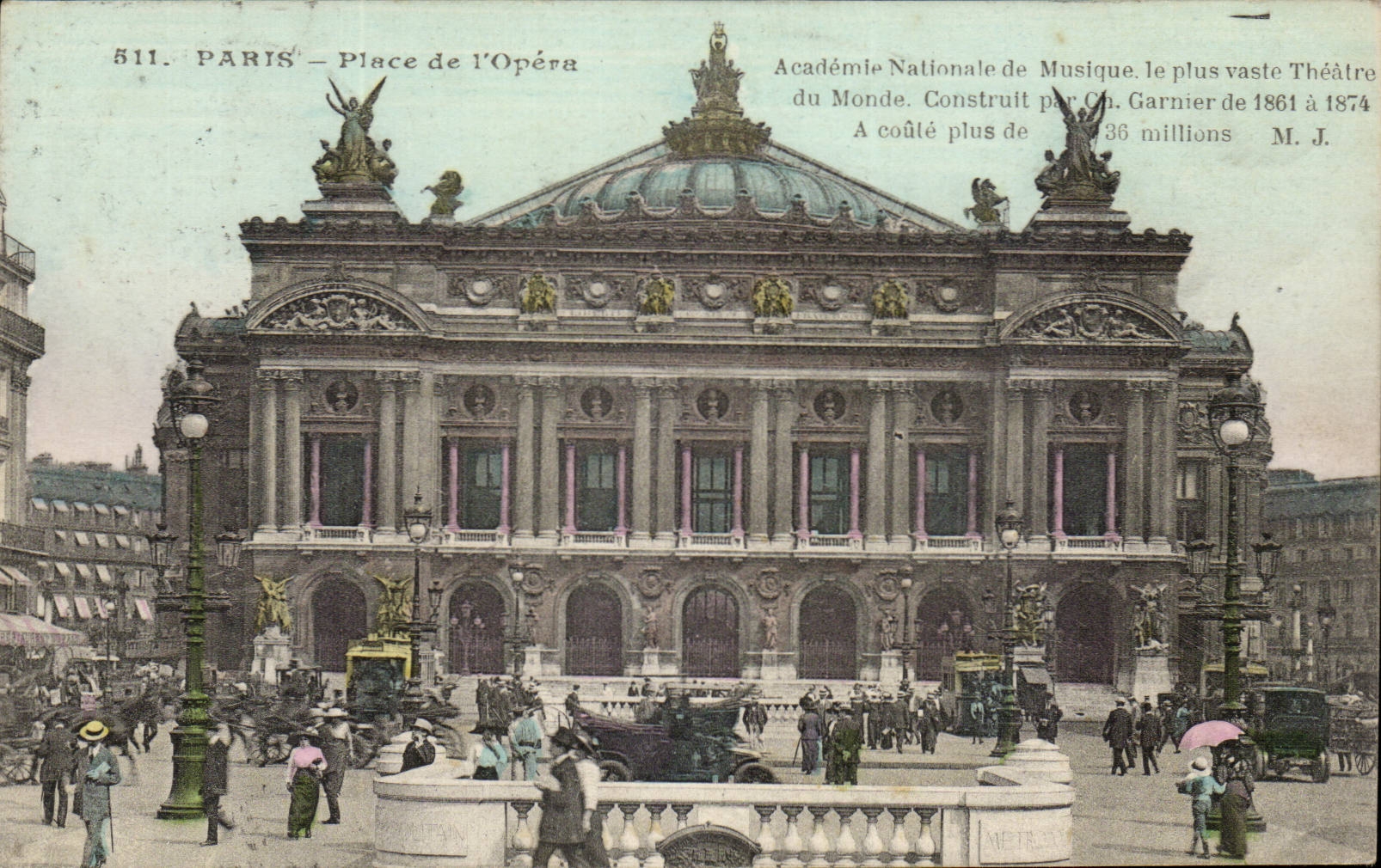 Paris CPA Place de l'opera Academie de musique