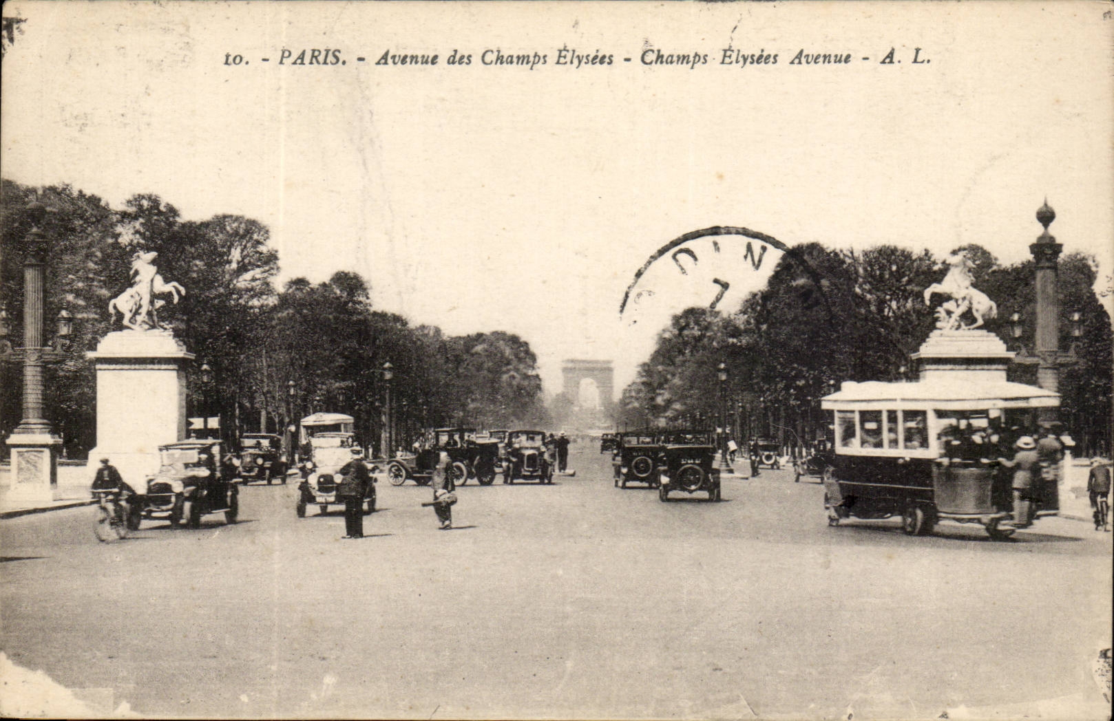 Paris CPA Which occurred of Cahmps Elysees